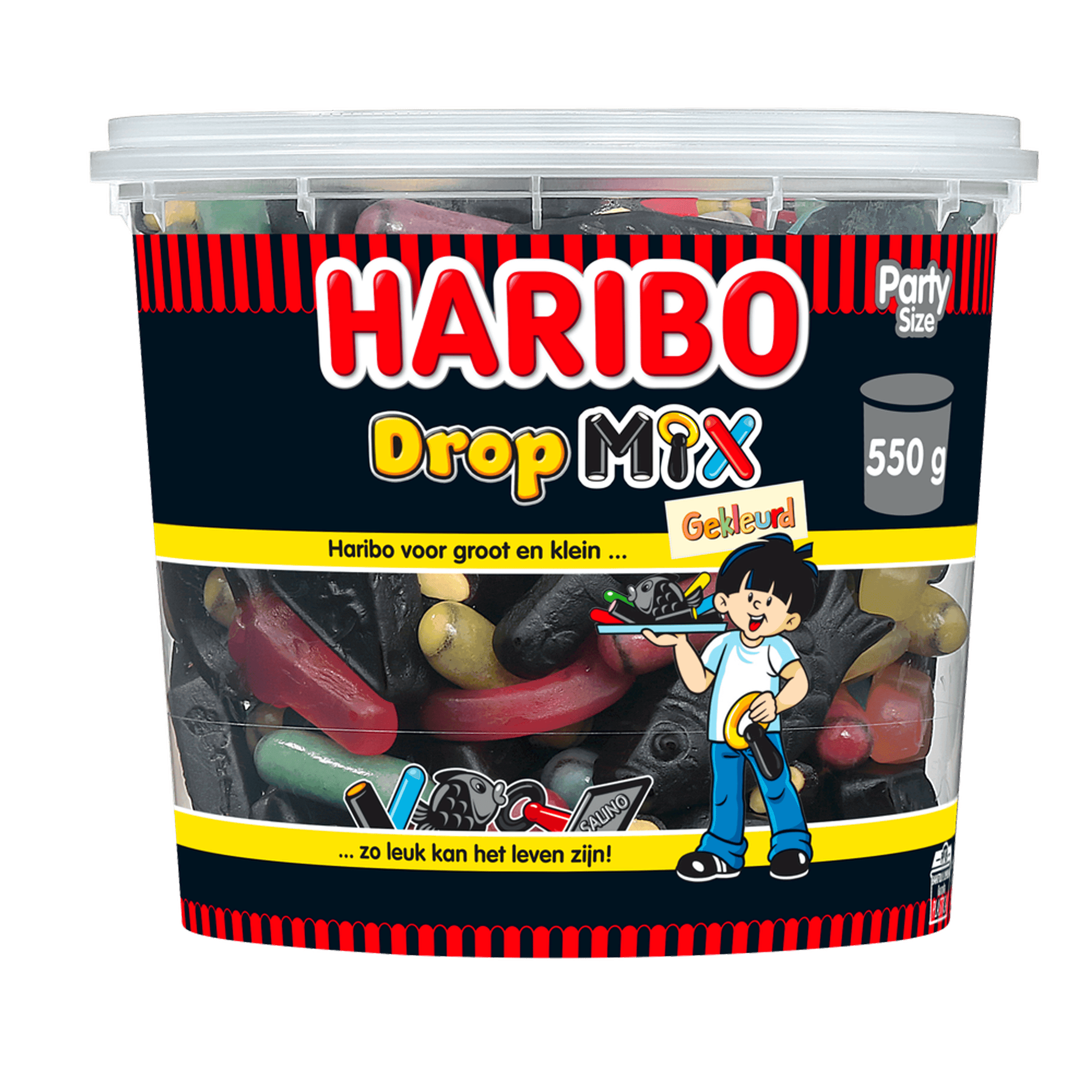 Haribo Dropmix gekleurd silo