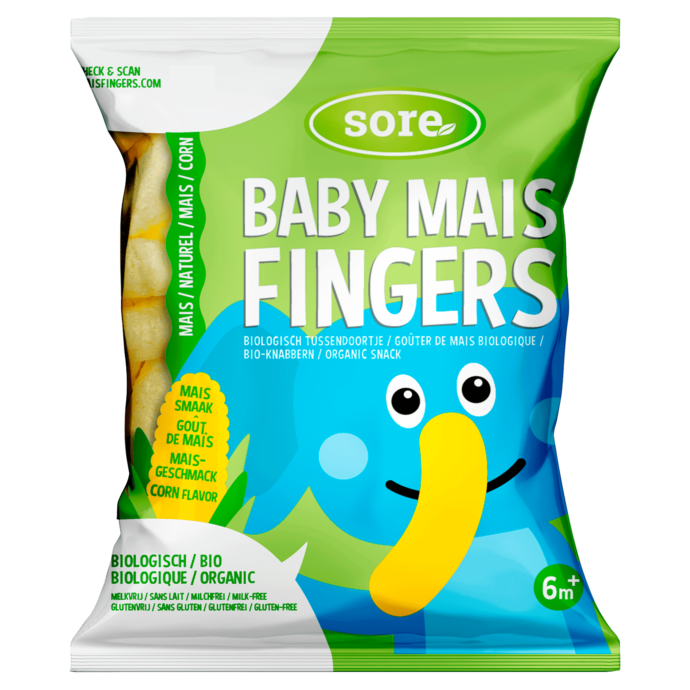 Sore Baby maisfingers naturel