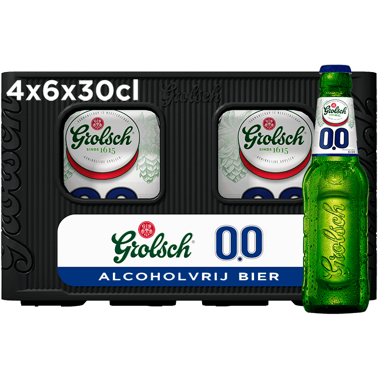 Grolsch Premium pilsner bier fles 0.0