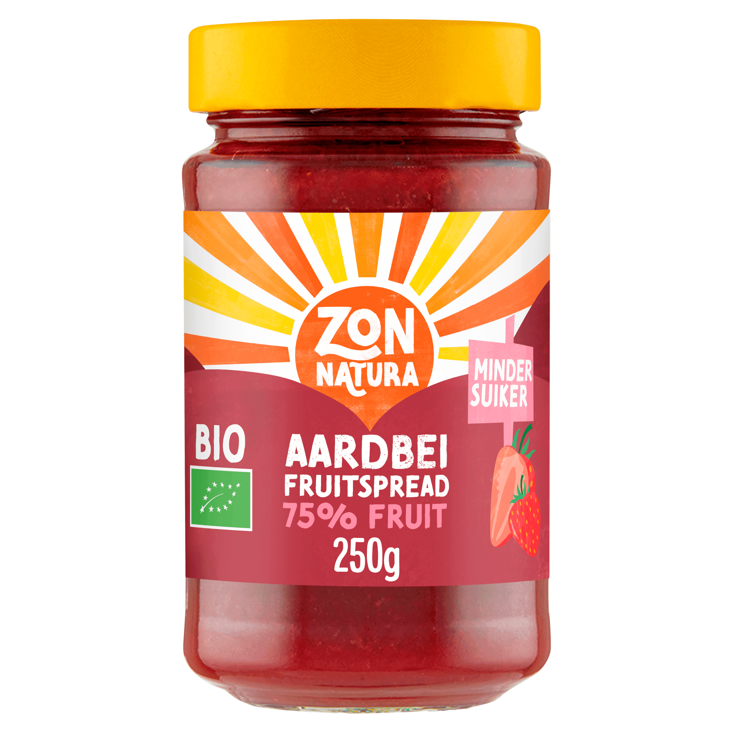 Zonnatura Fruitspread aardbei bio