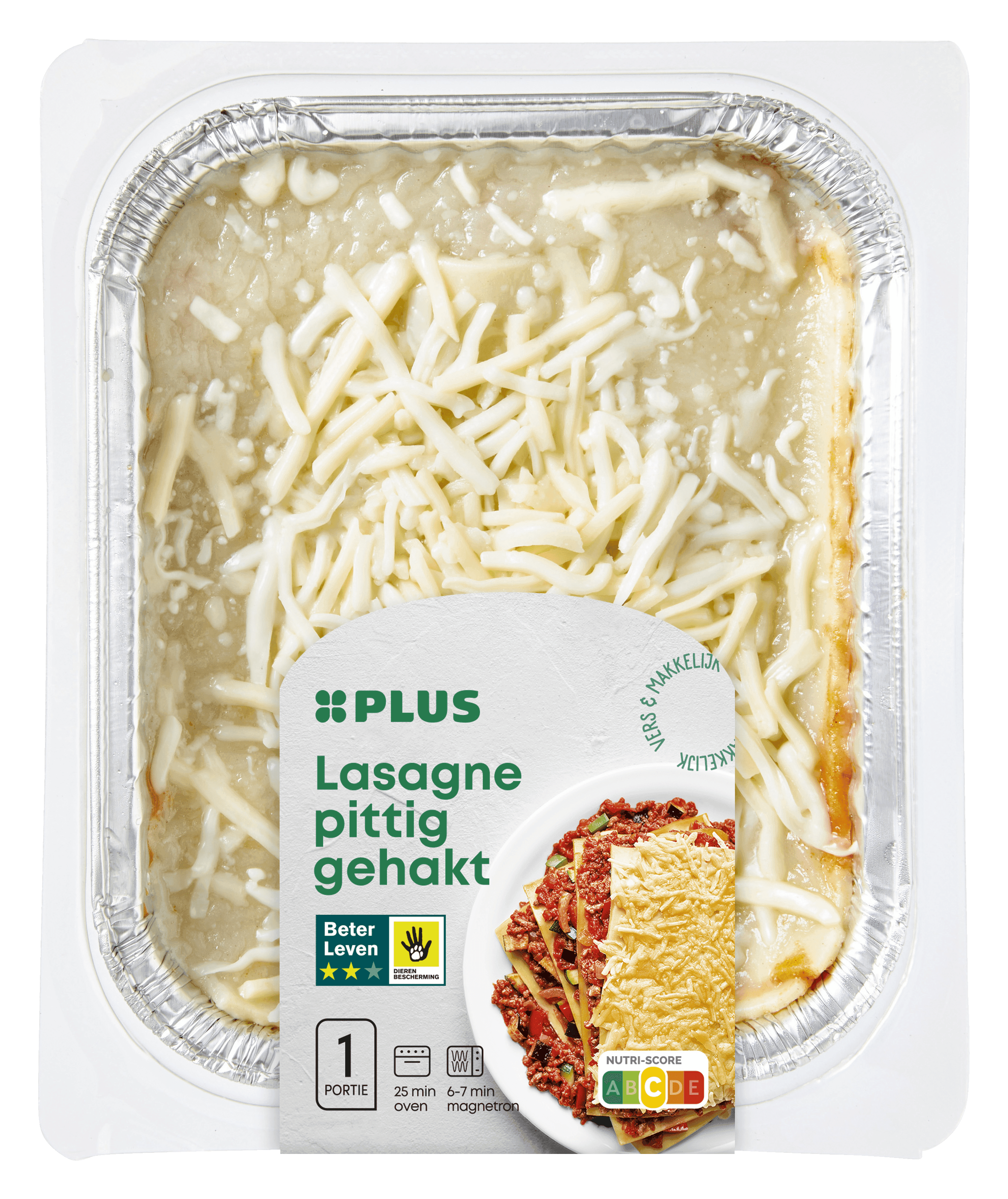 PLUS Lasagne  pittig gehakt