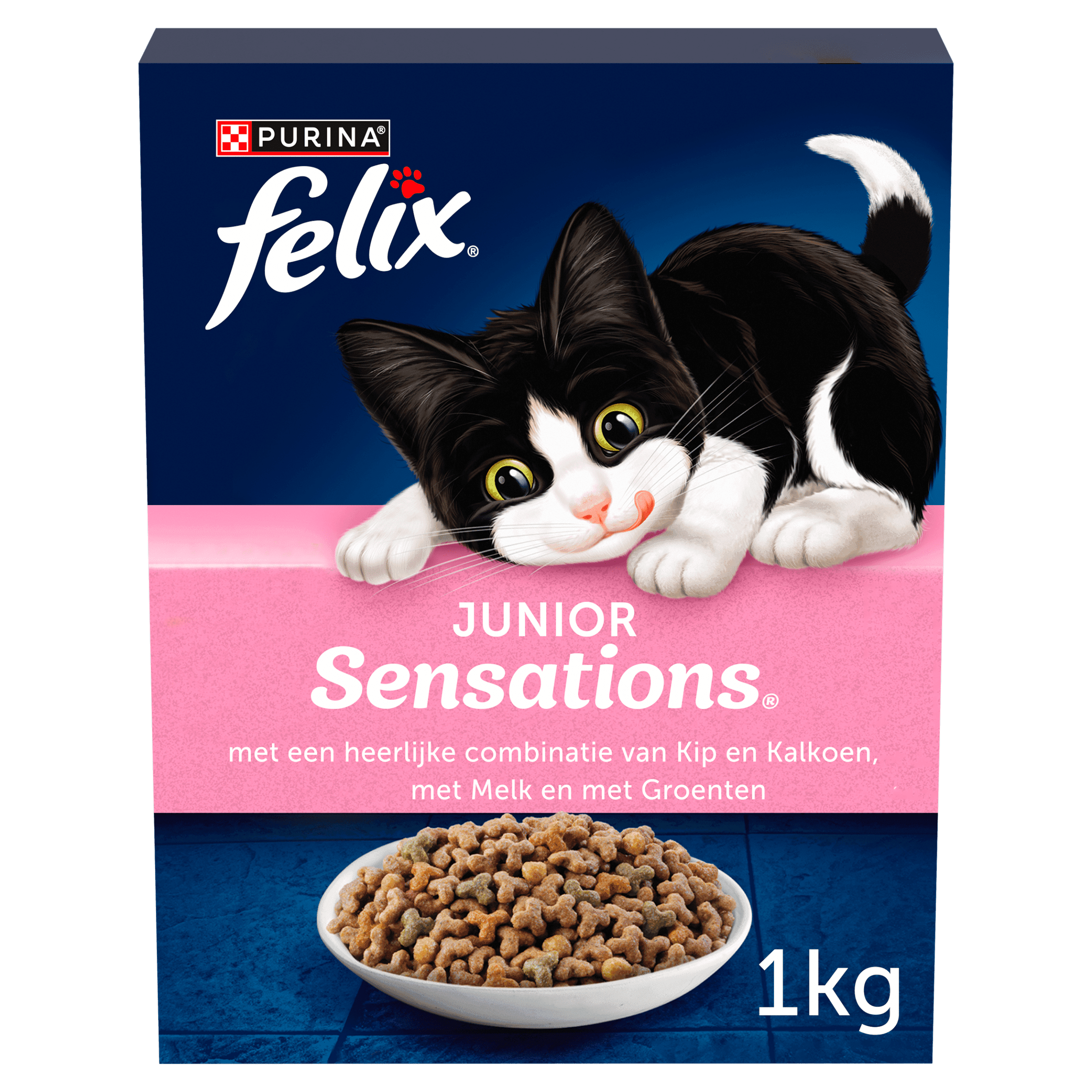 Felix Sensations Junior kattenvoer kip&melk