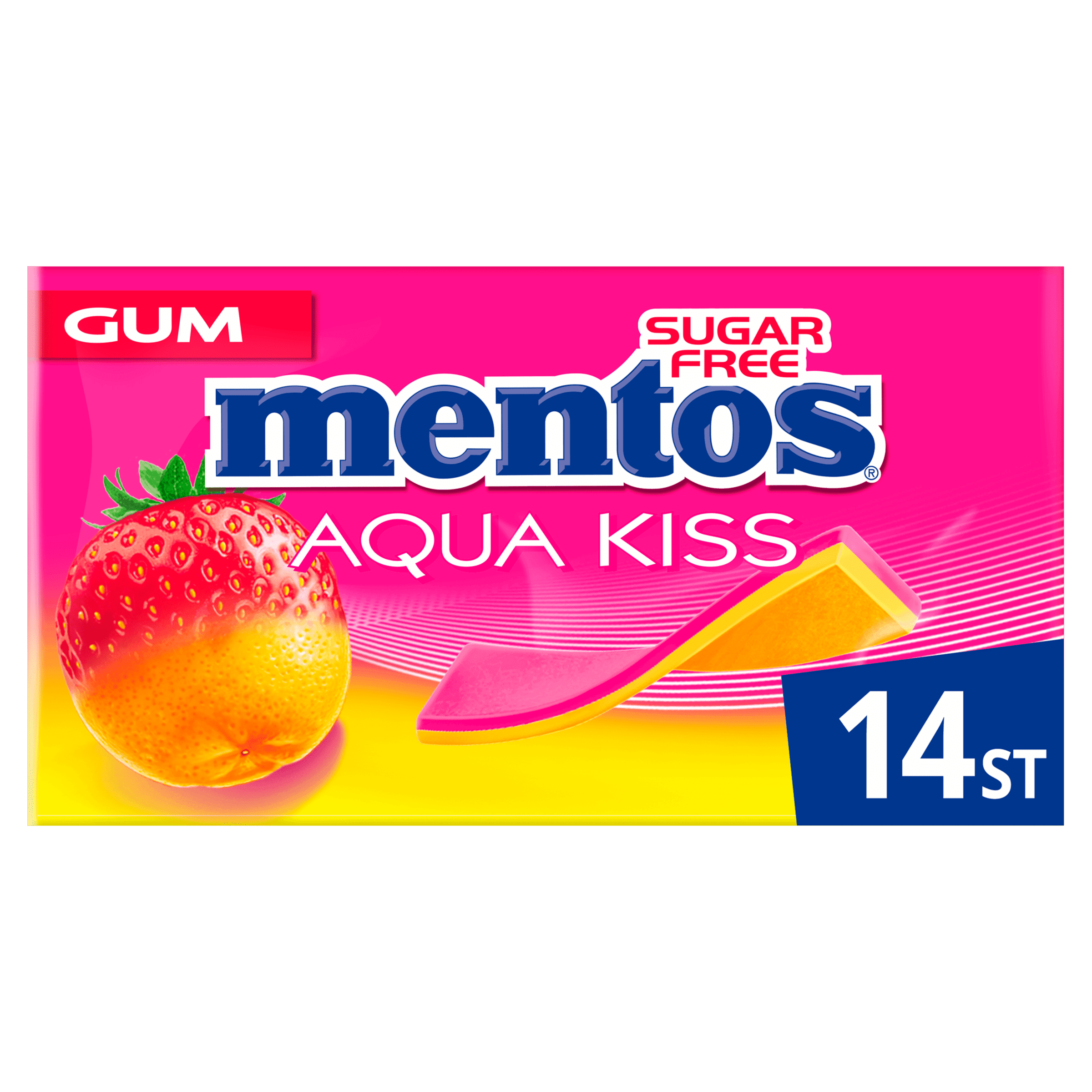 Mentos Gum strawberry manadarin