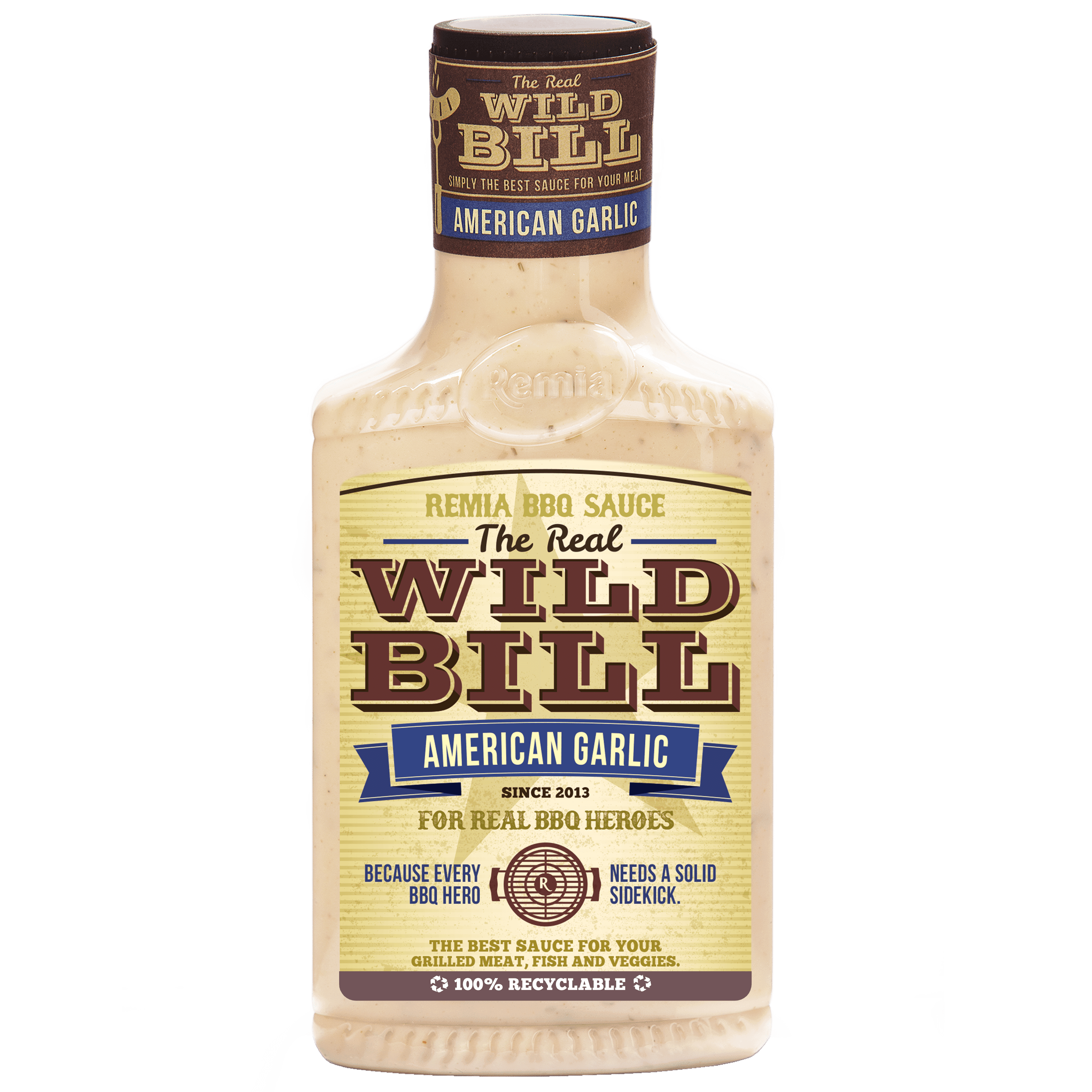 Remia American bbq smokey american garlic