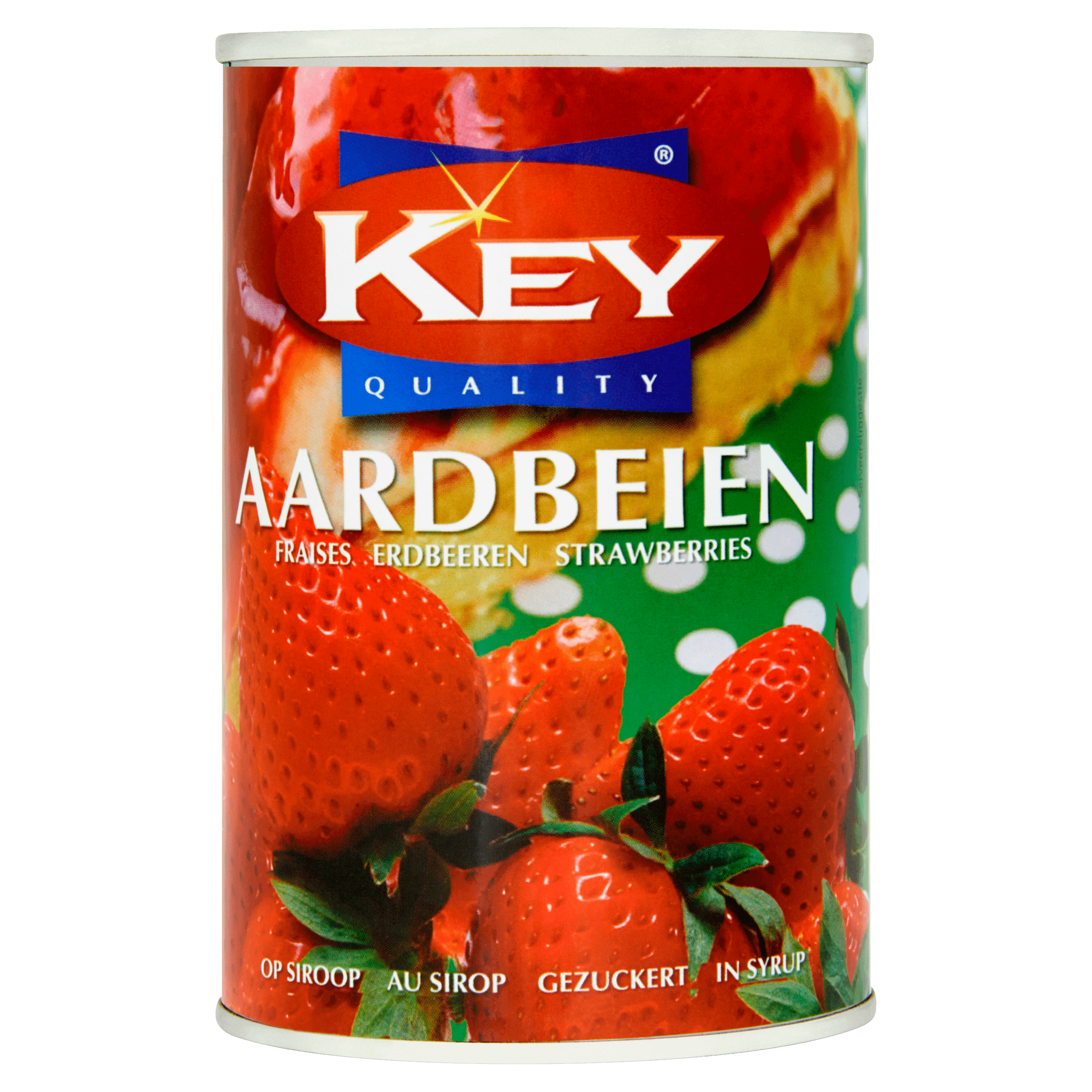 Key Aardbeien op siroop