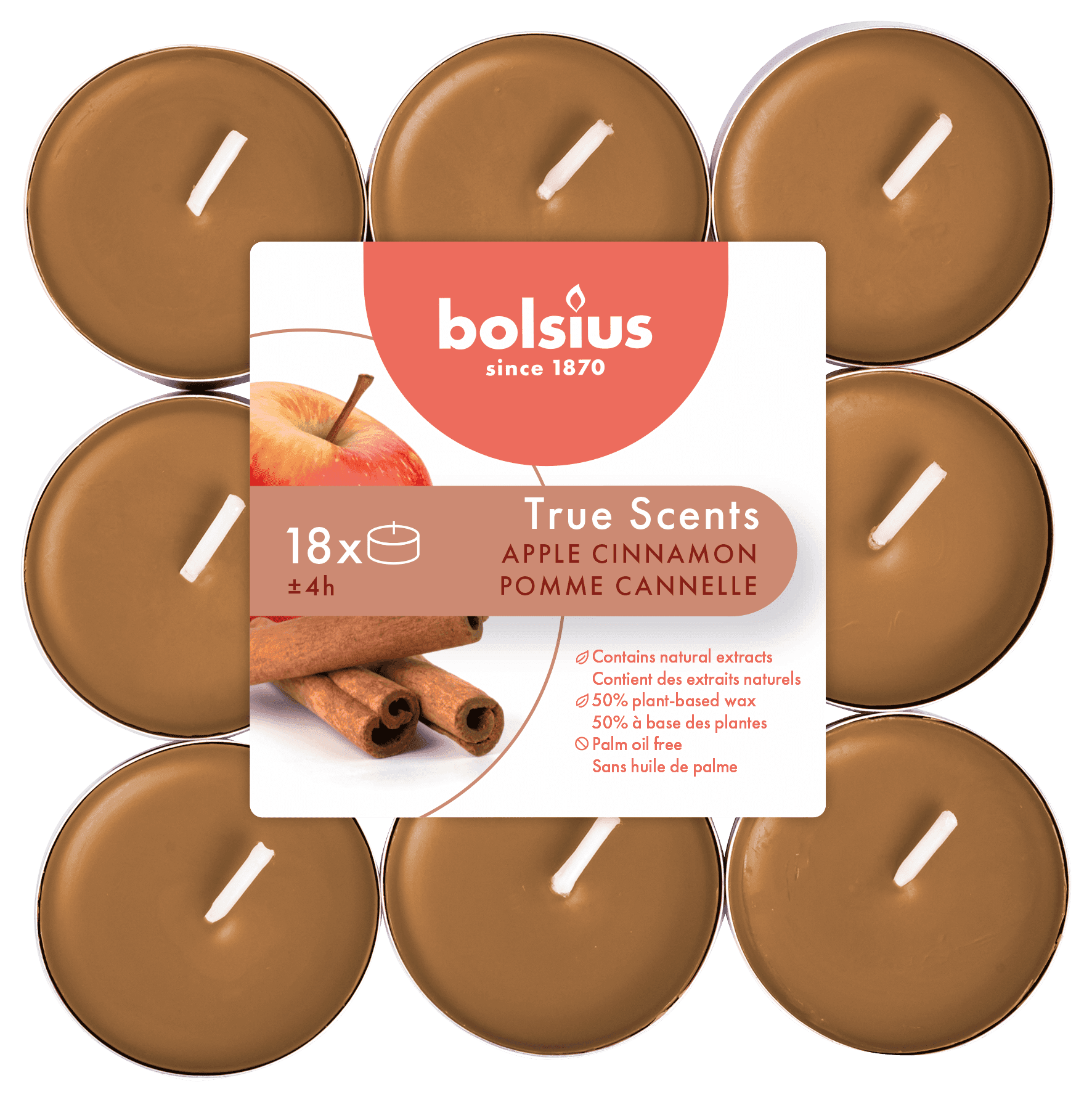 Bolsius Geurtheelicht True Scents Apple Cin.