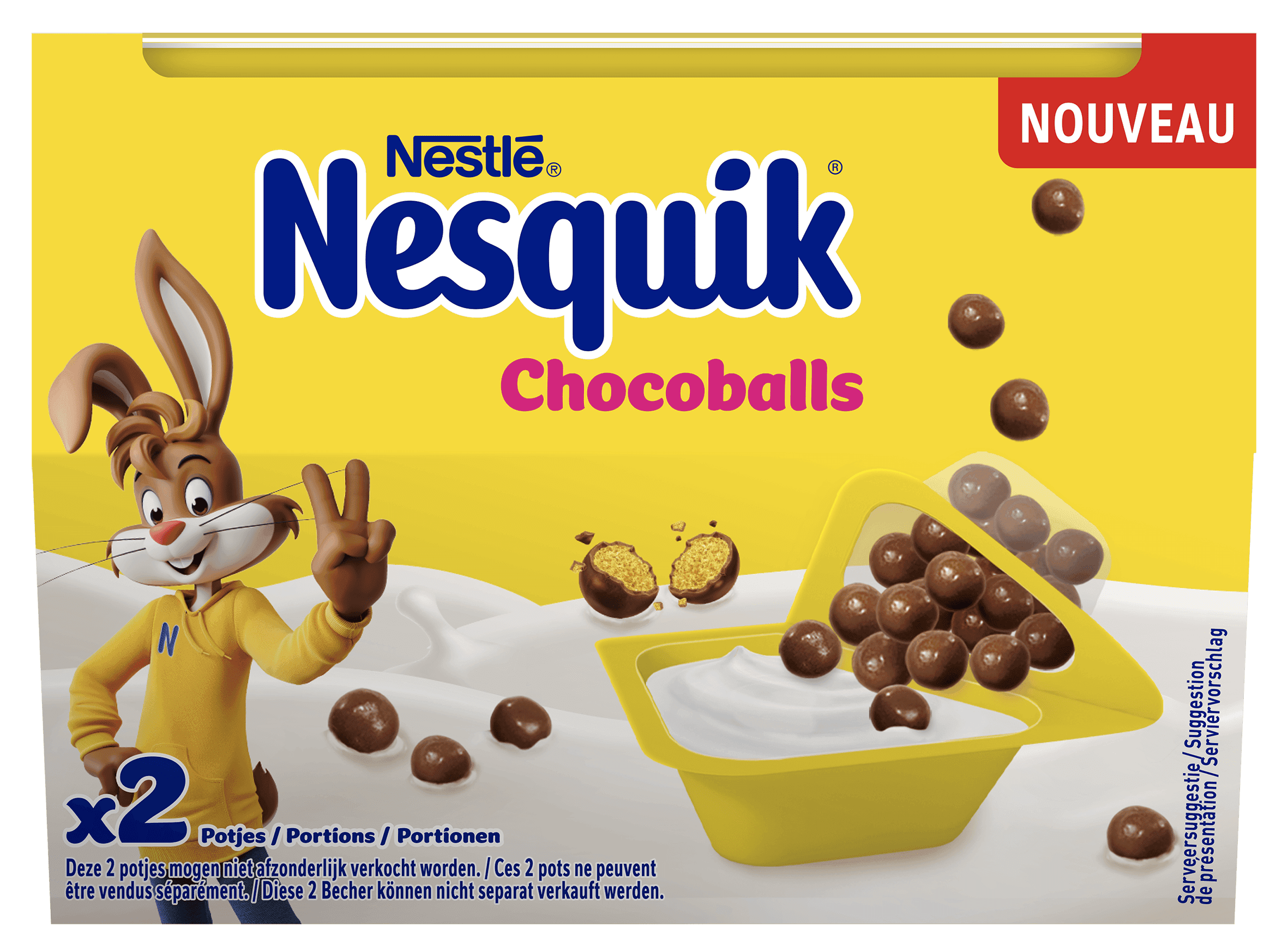 Nestlé Nesquik Chocoballs 2x 120g