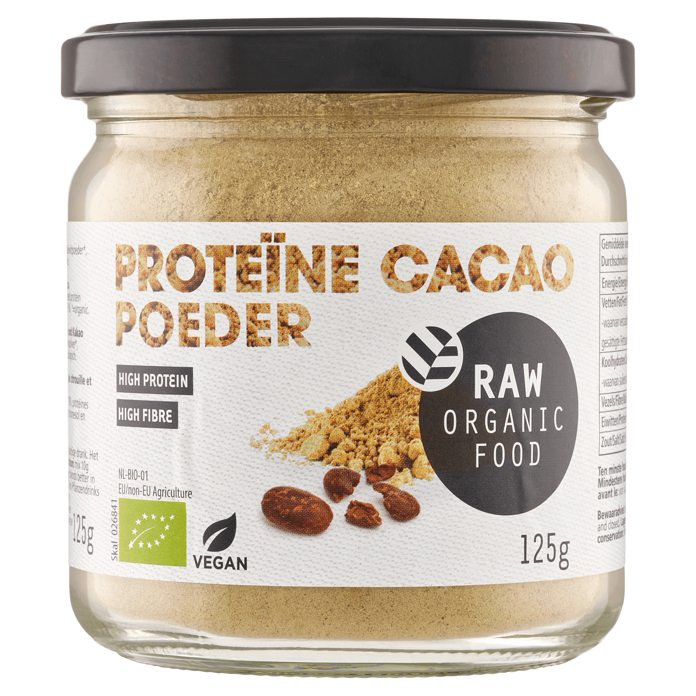 Raw Organic Food Vegan protein cacaobio