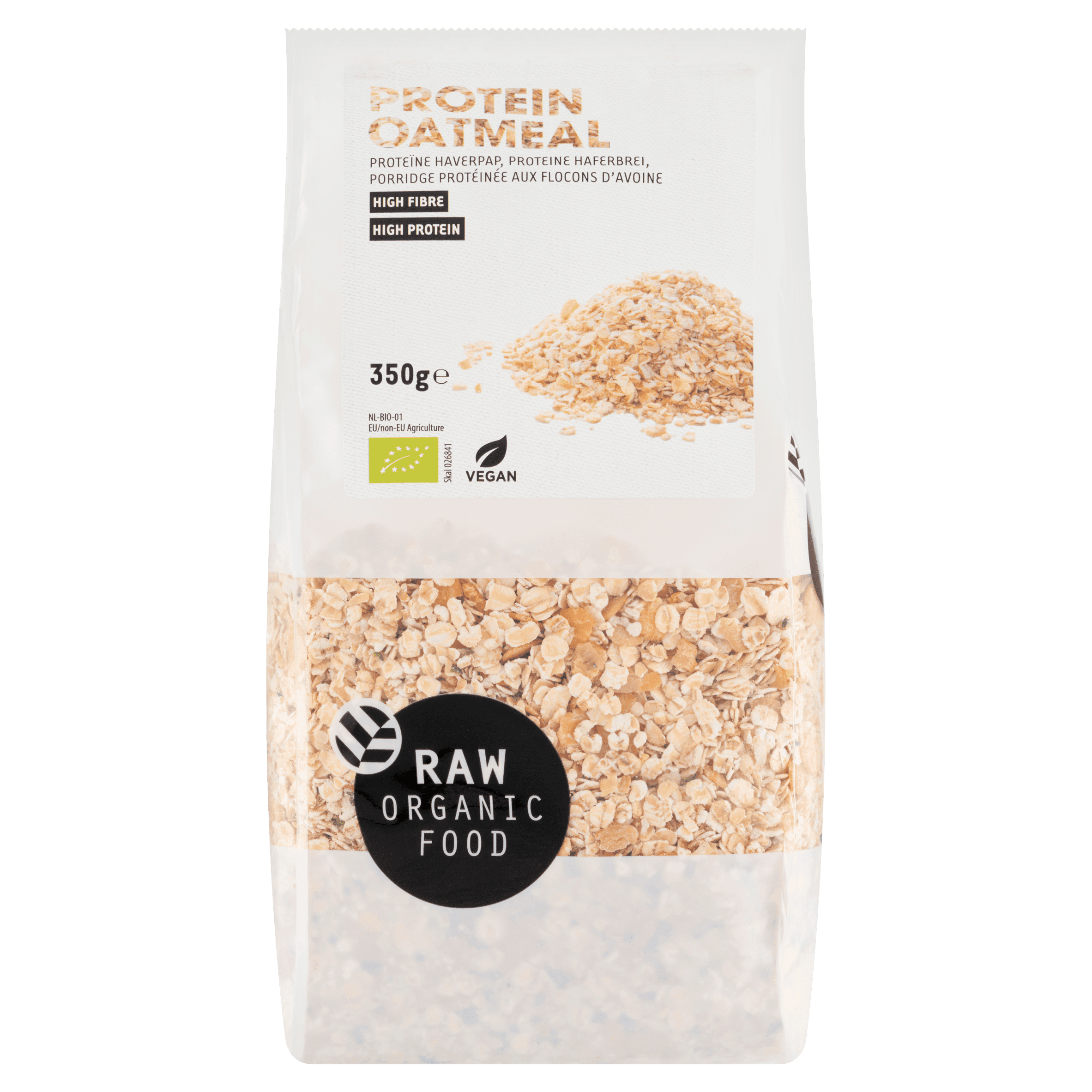 Raw Organic Food Protein oatmeal - bio