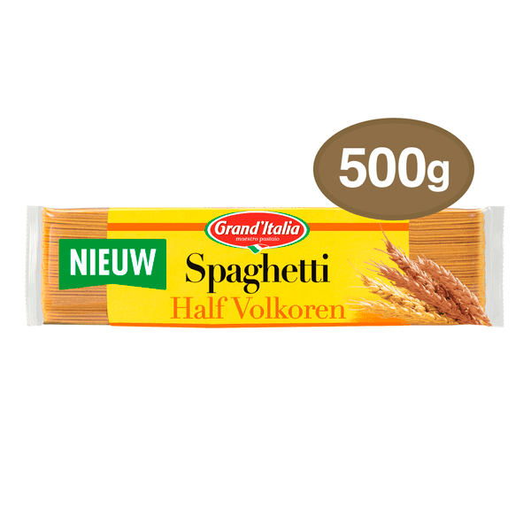 Grand'Italia Pasta Spaghetti Half Volkoren