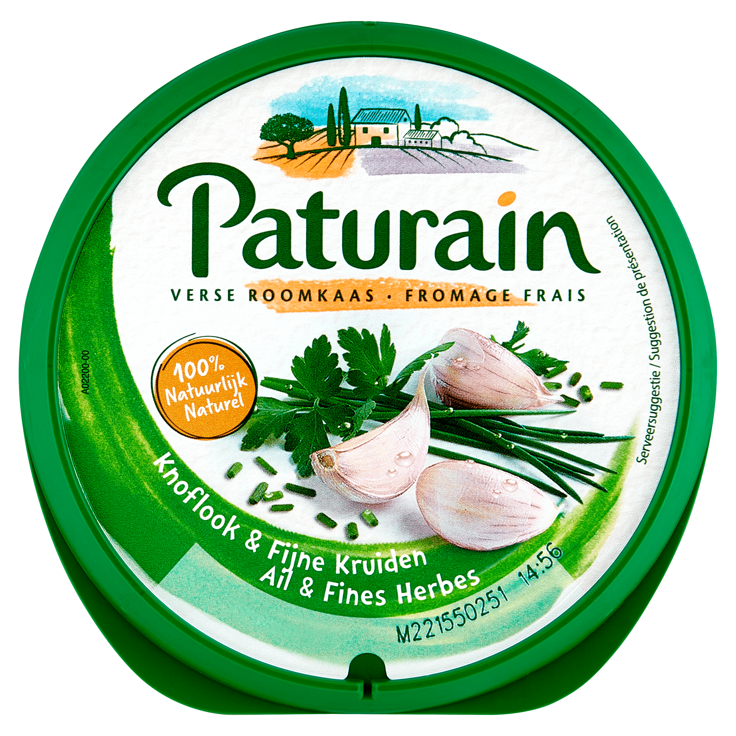 Paturain Roomkaas knoflook & fijne kruiden