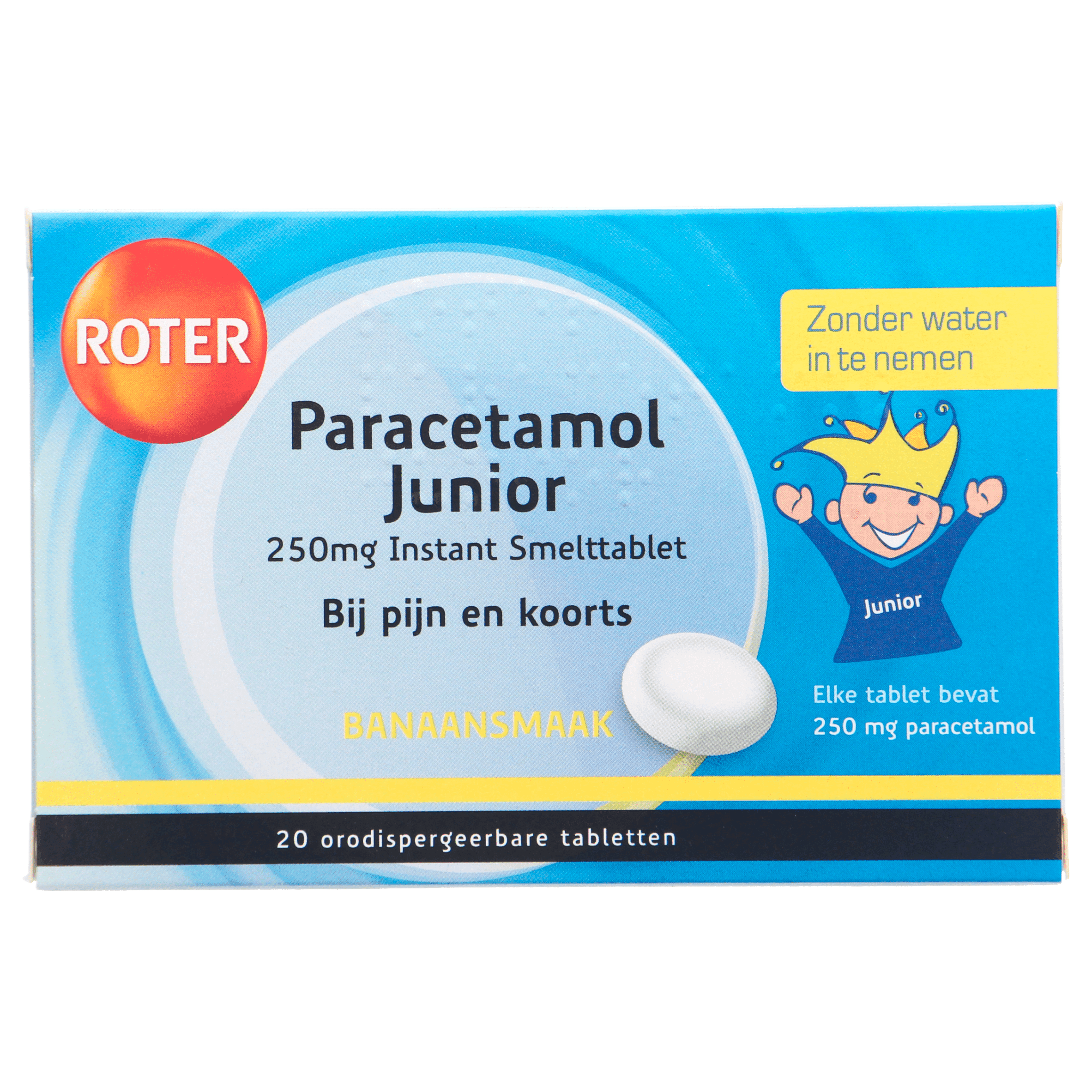 Roter Junior smelttabletten 250mg