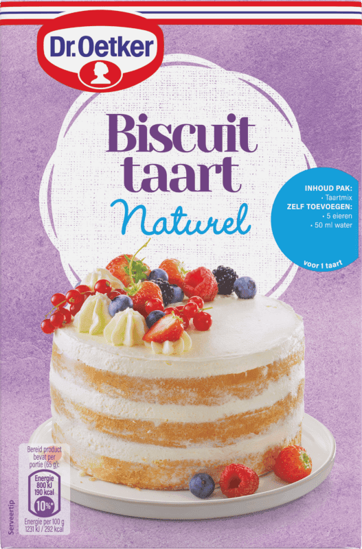 Dr. Oetker Basis biscuittaart bakmix