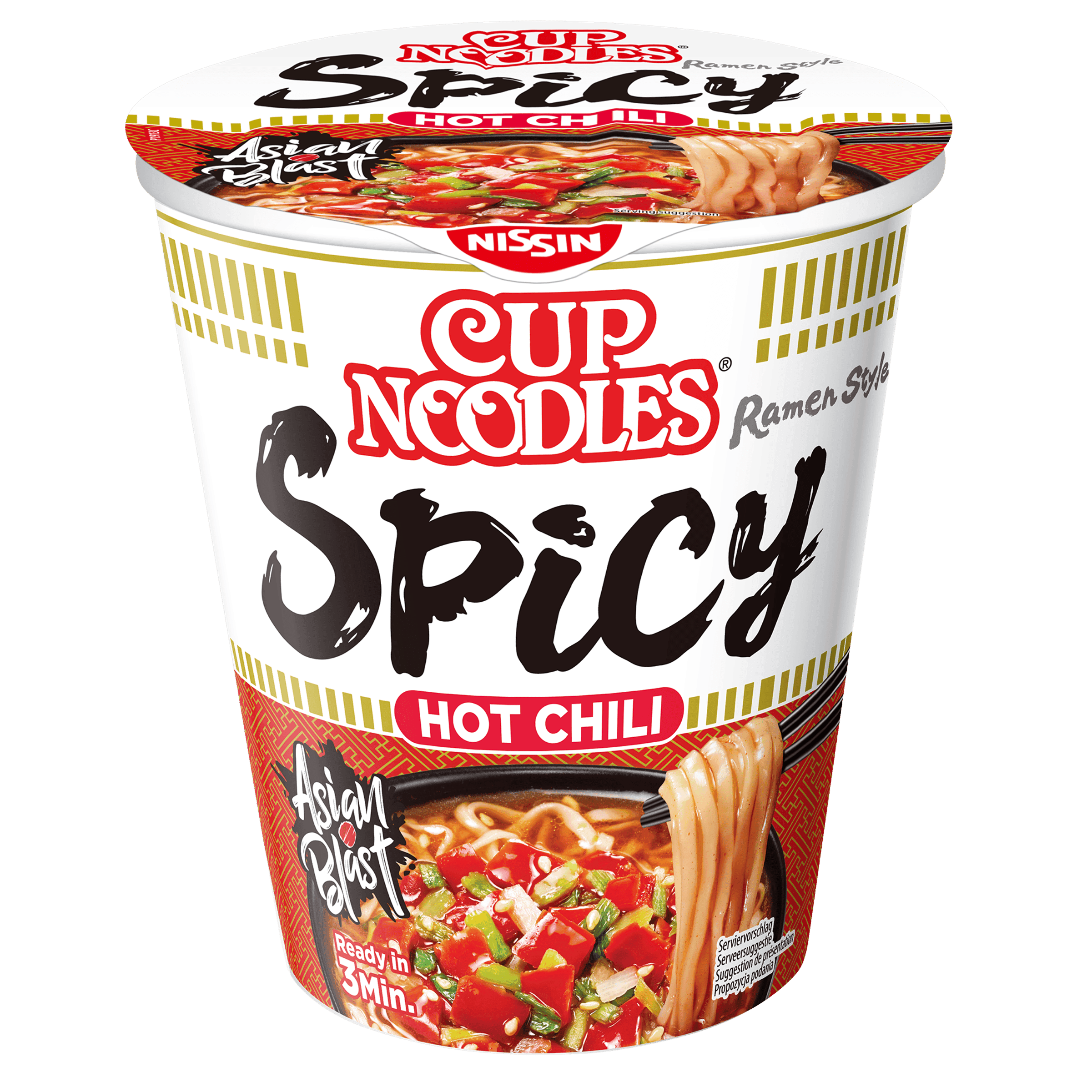 Nissin Noodles spicy