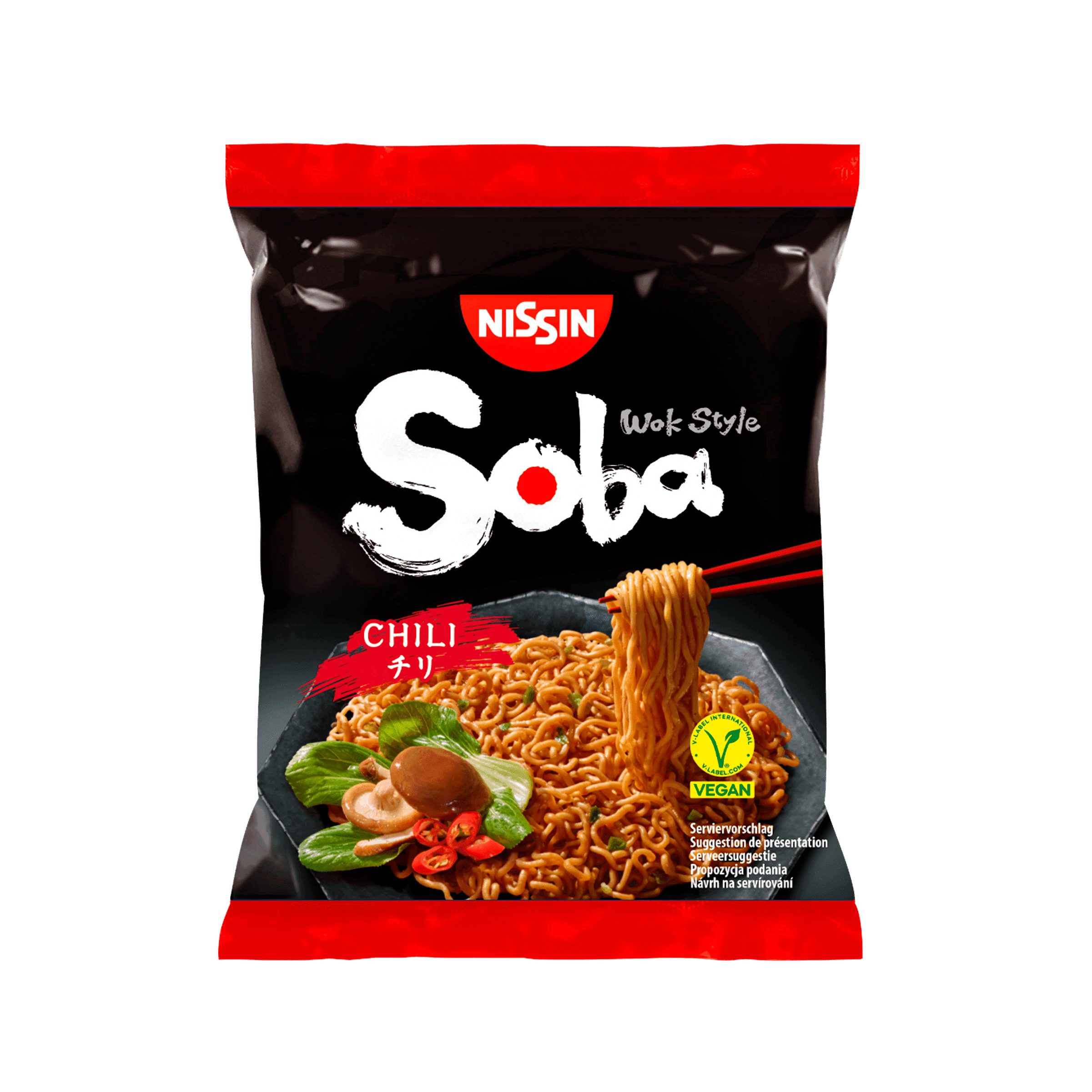 Nissin Soba noodles chili