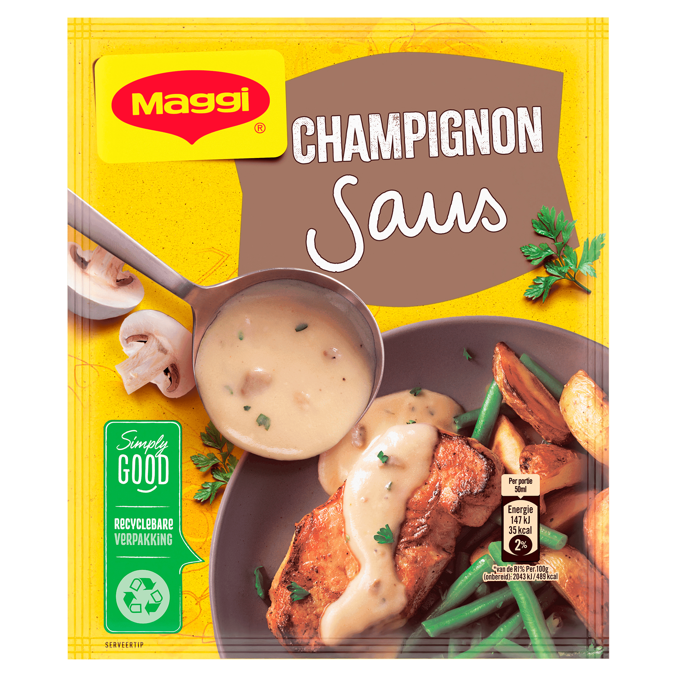 Maggi Mix voor champignonsaus