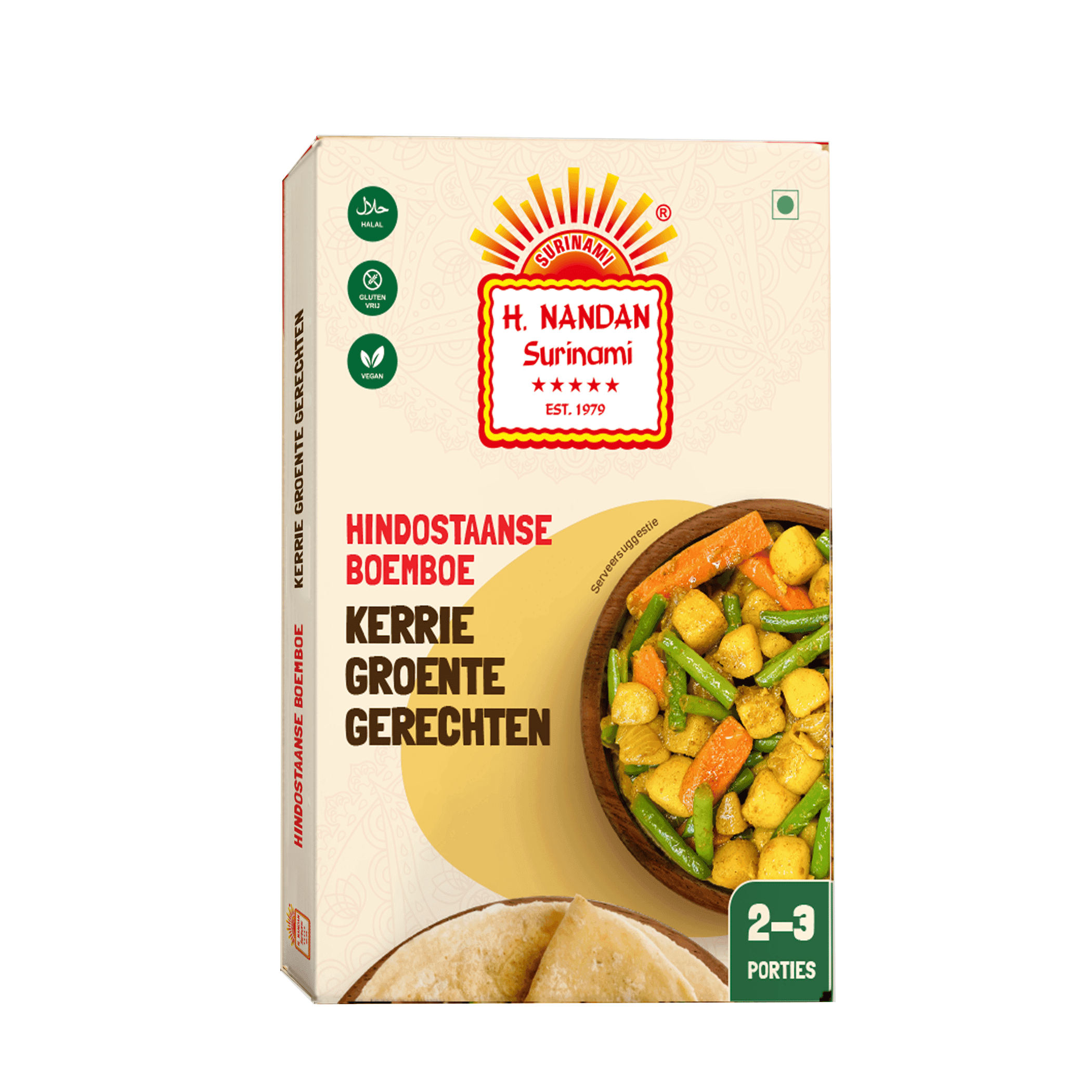 H. Nandan Surinami Boemboe Groente Gerechten Kerrie