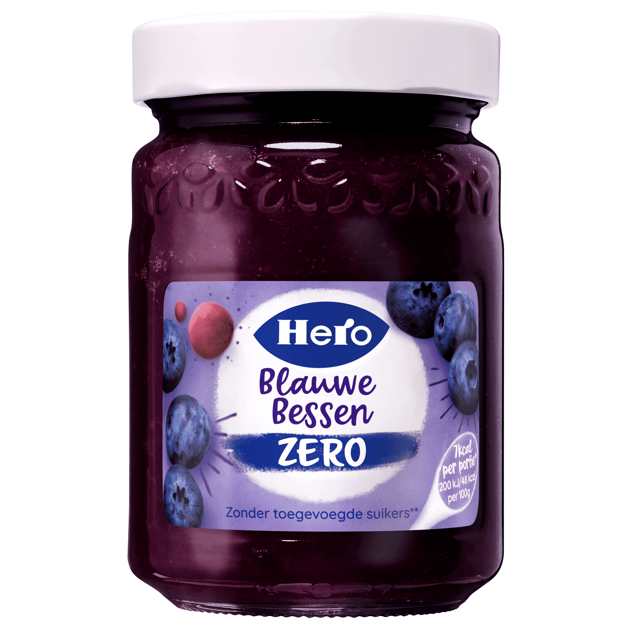 Hero Jam Blauwe Bessen zero