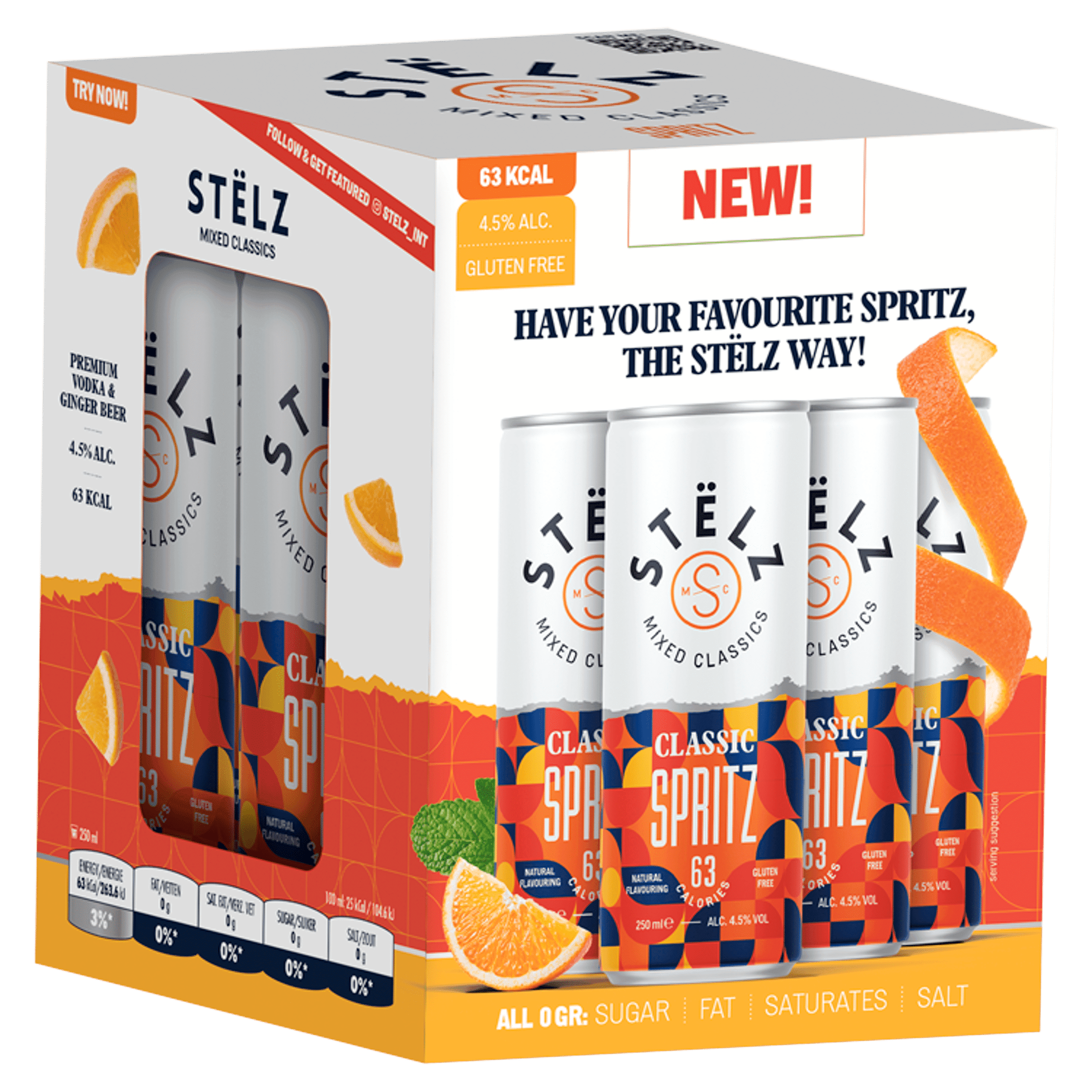 Stëlz Spritz Mixed Classics Cans SB