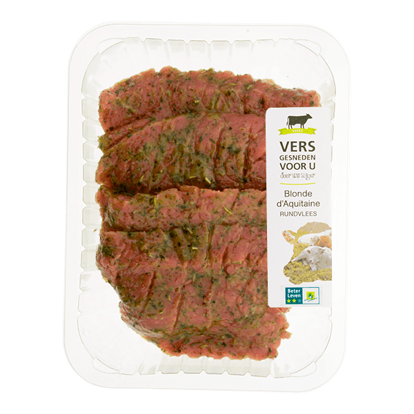 PLUS Boerentrots Rundersteak Escargot BLAQ 4 stuks