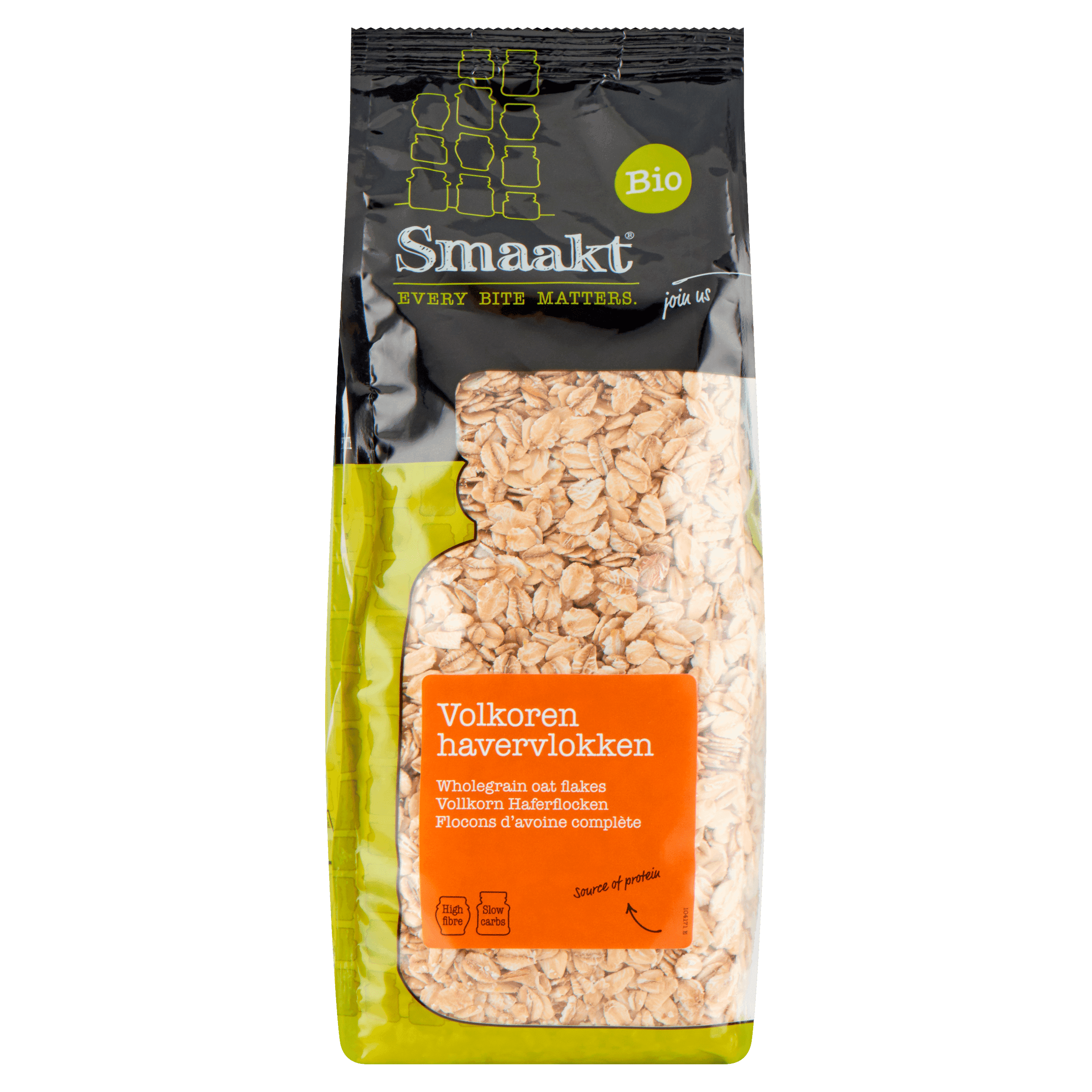 Smaakt Havervlokken grof bio