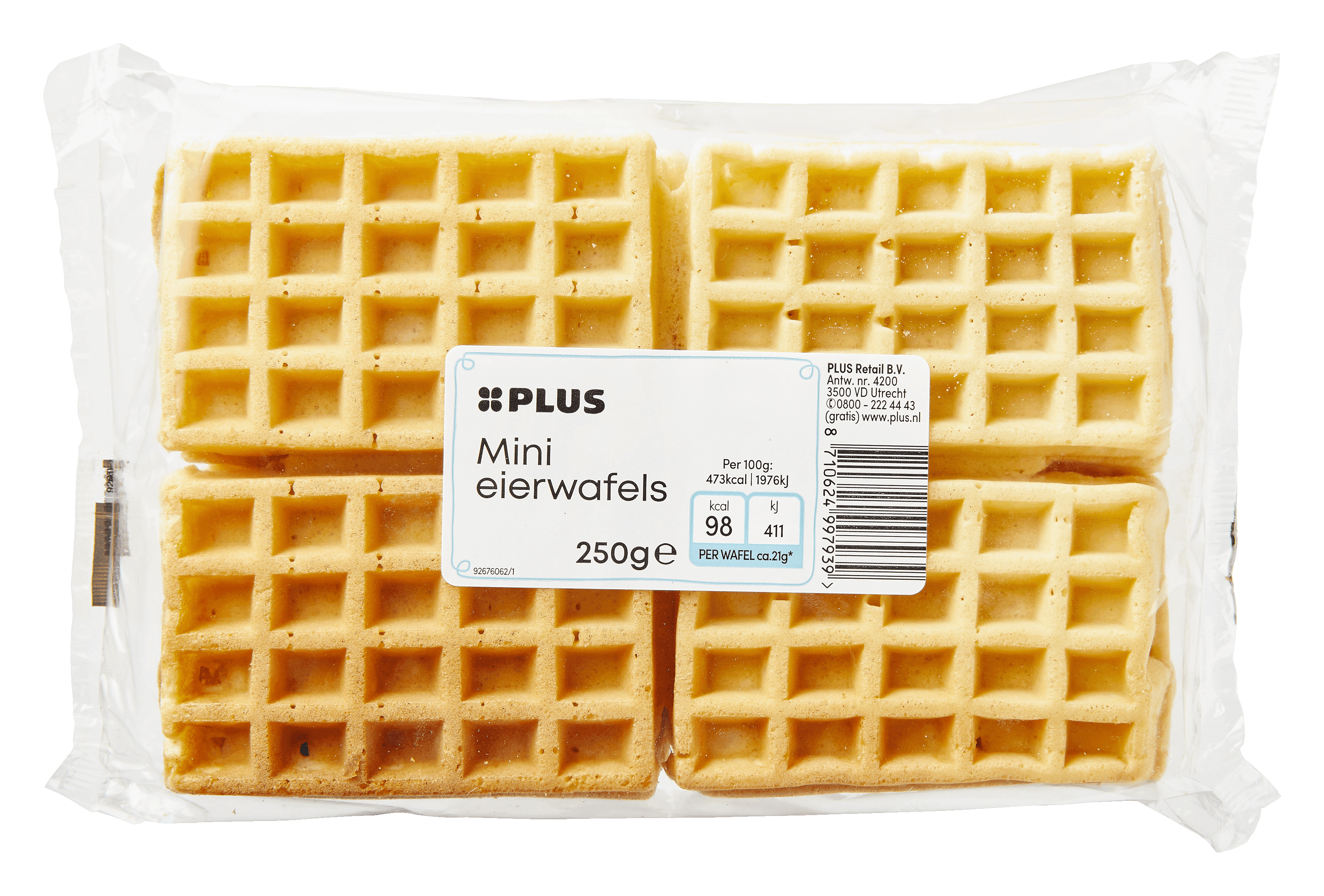PLUS Mini eierwafels