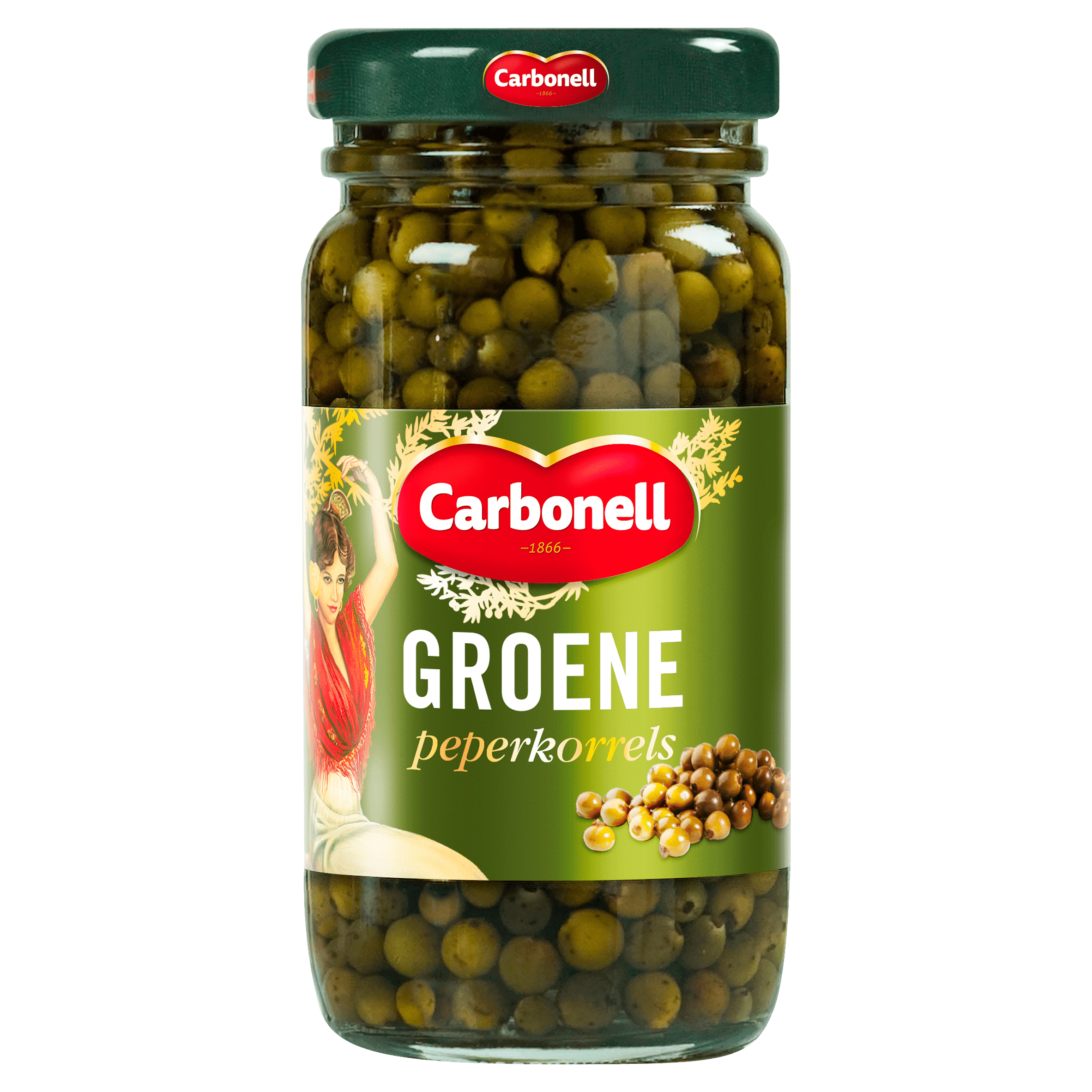Carbonell Groene Peperkorrels