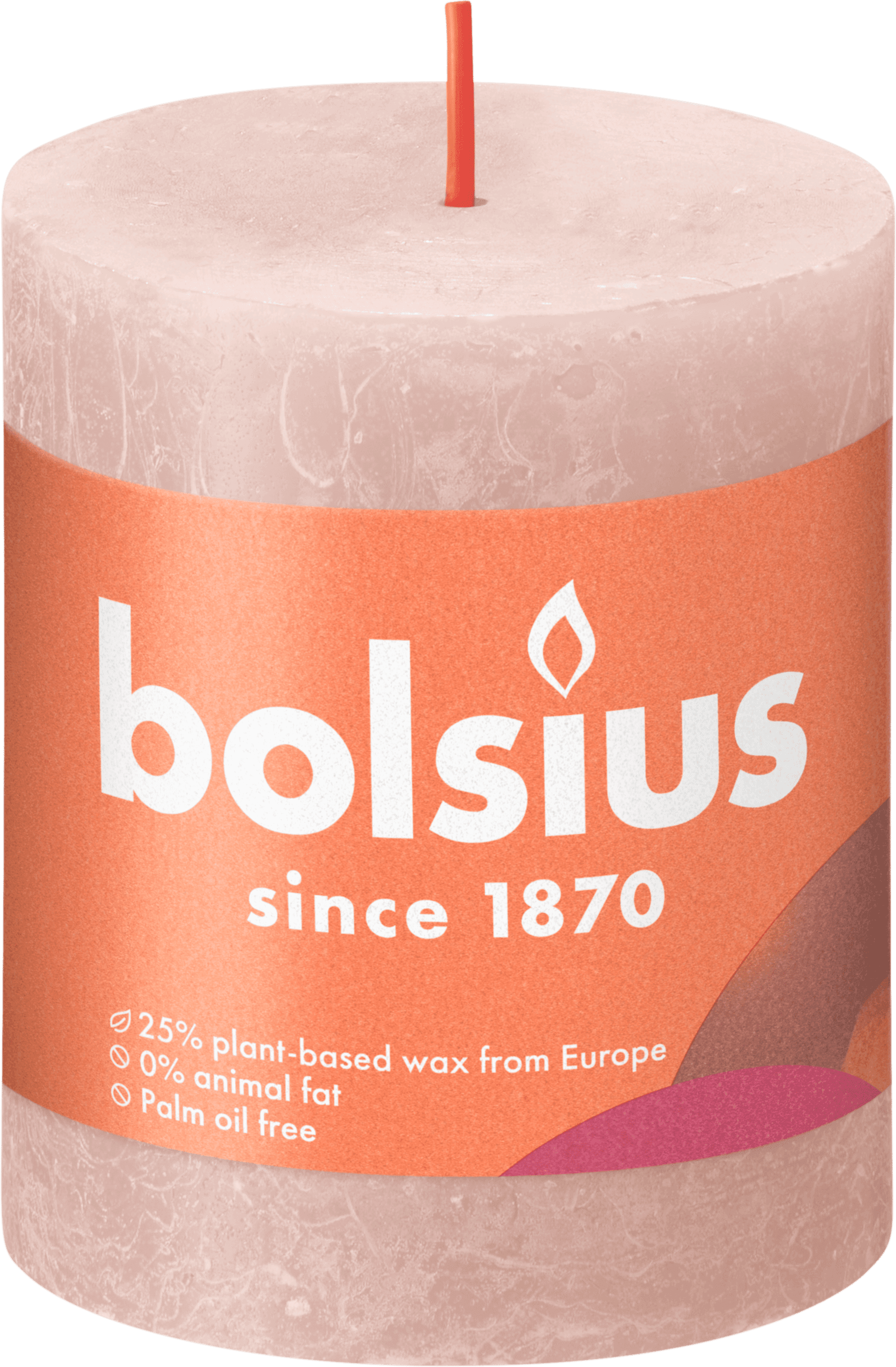 Bolsius Rustiek stompkaars 80/68 Misty