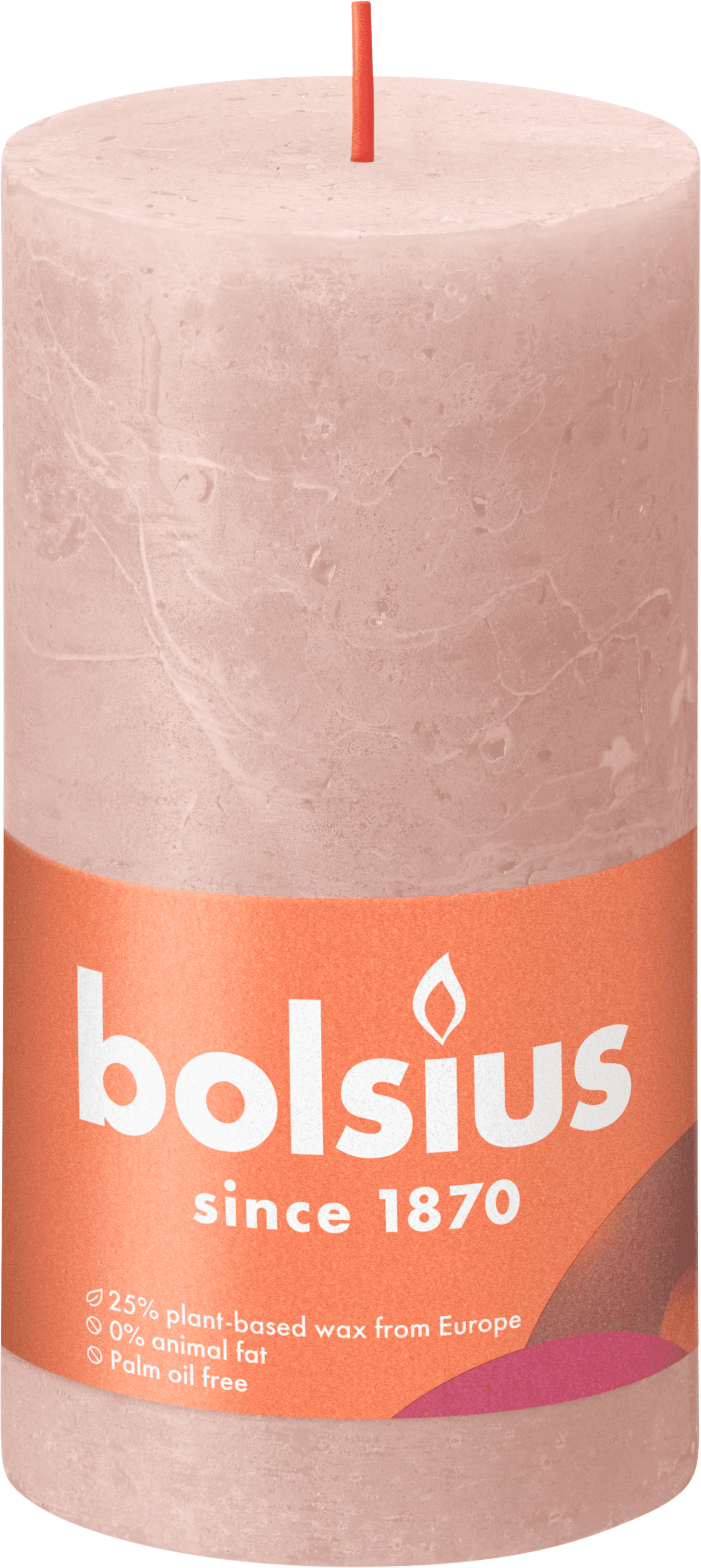 Bolsius Rustiek Shine stompkaars 130/68 Misty