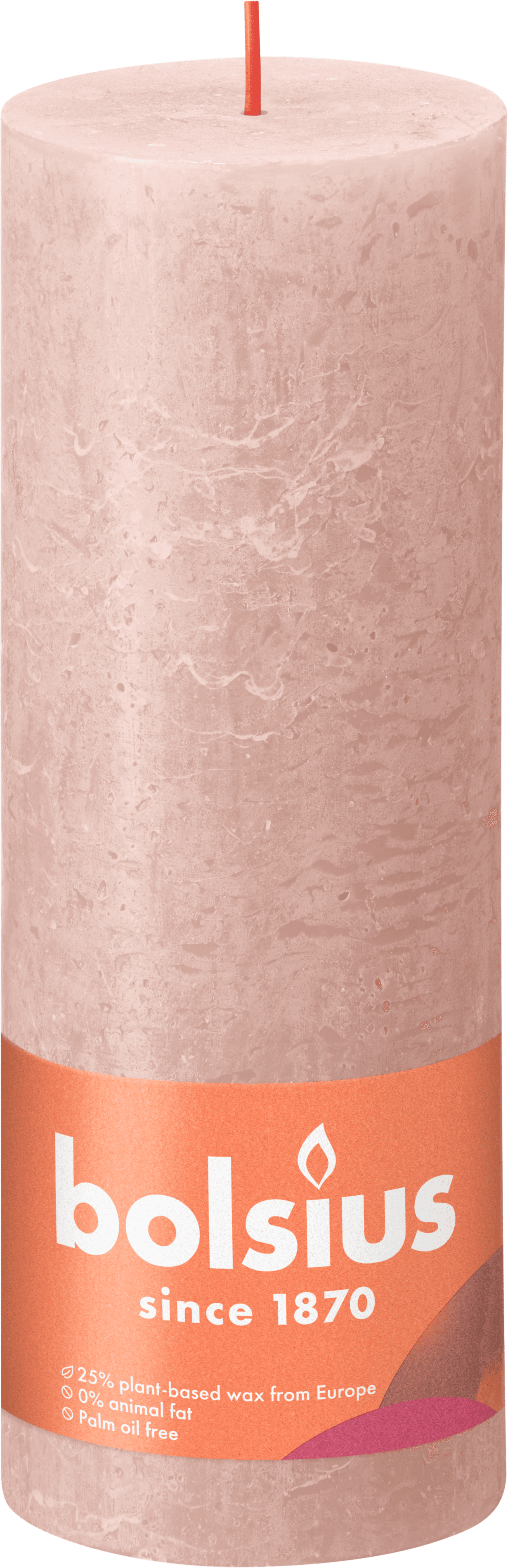 Bolsius Rustiek Shine stompkaars 190/68 Misty