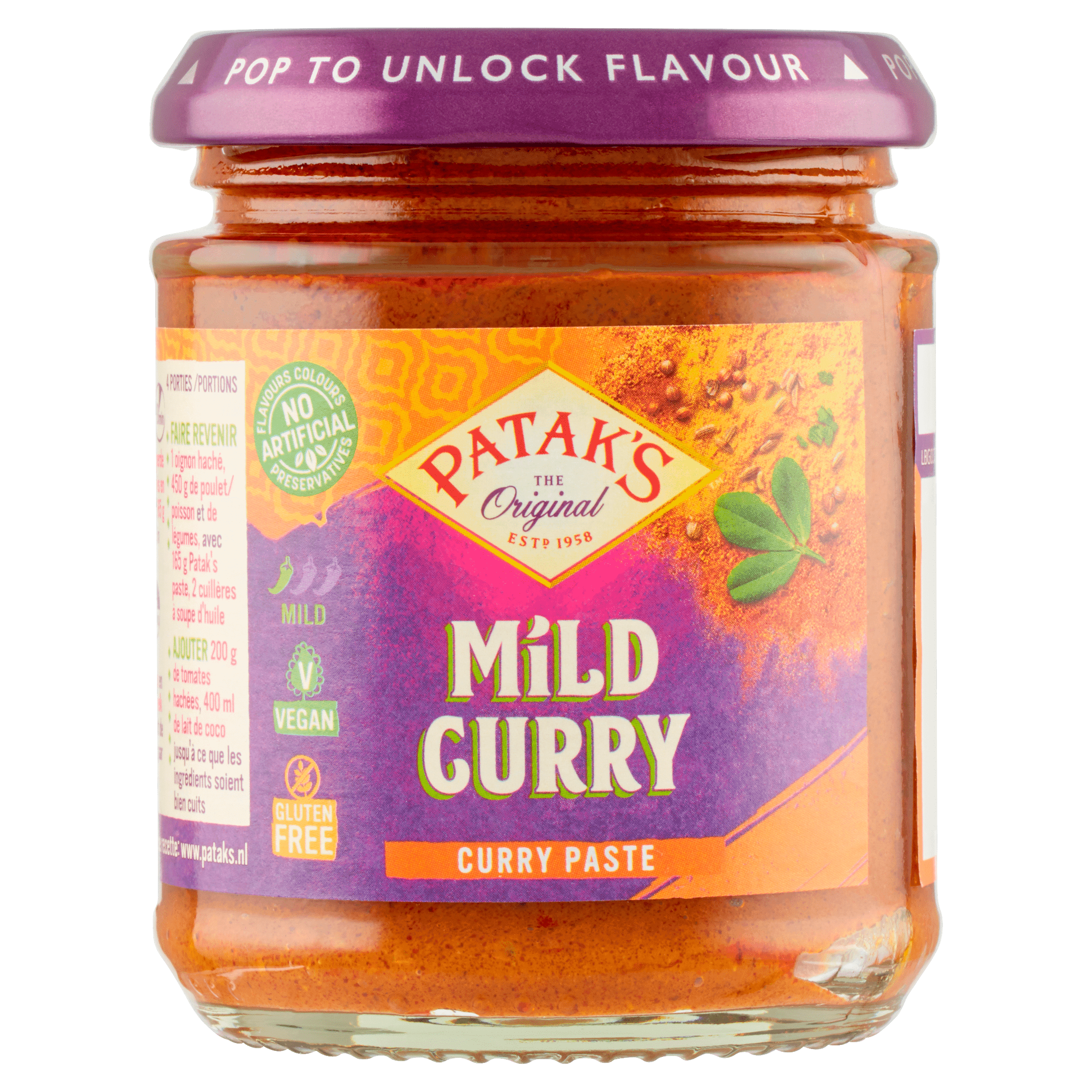 Patak's Kruidenpasta mild curry