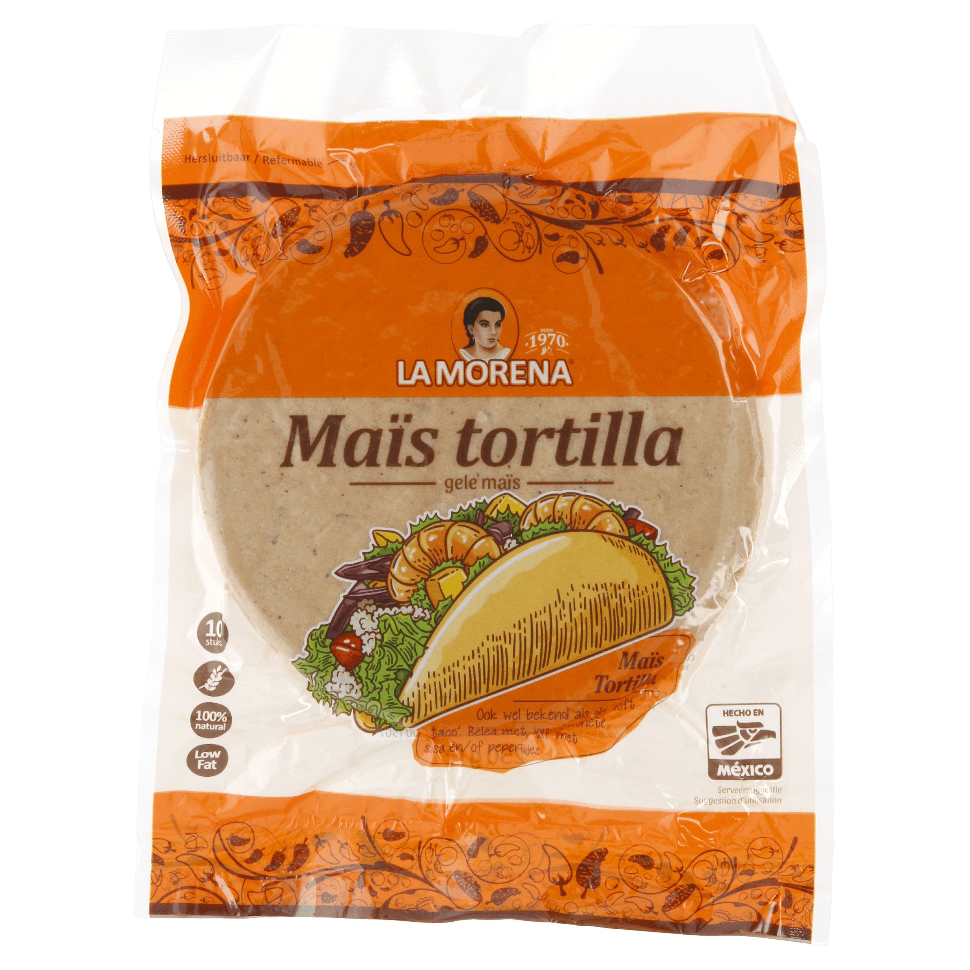 La Morena Gele maïs tortilla