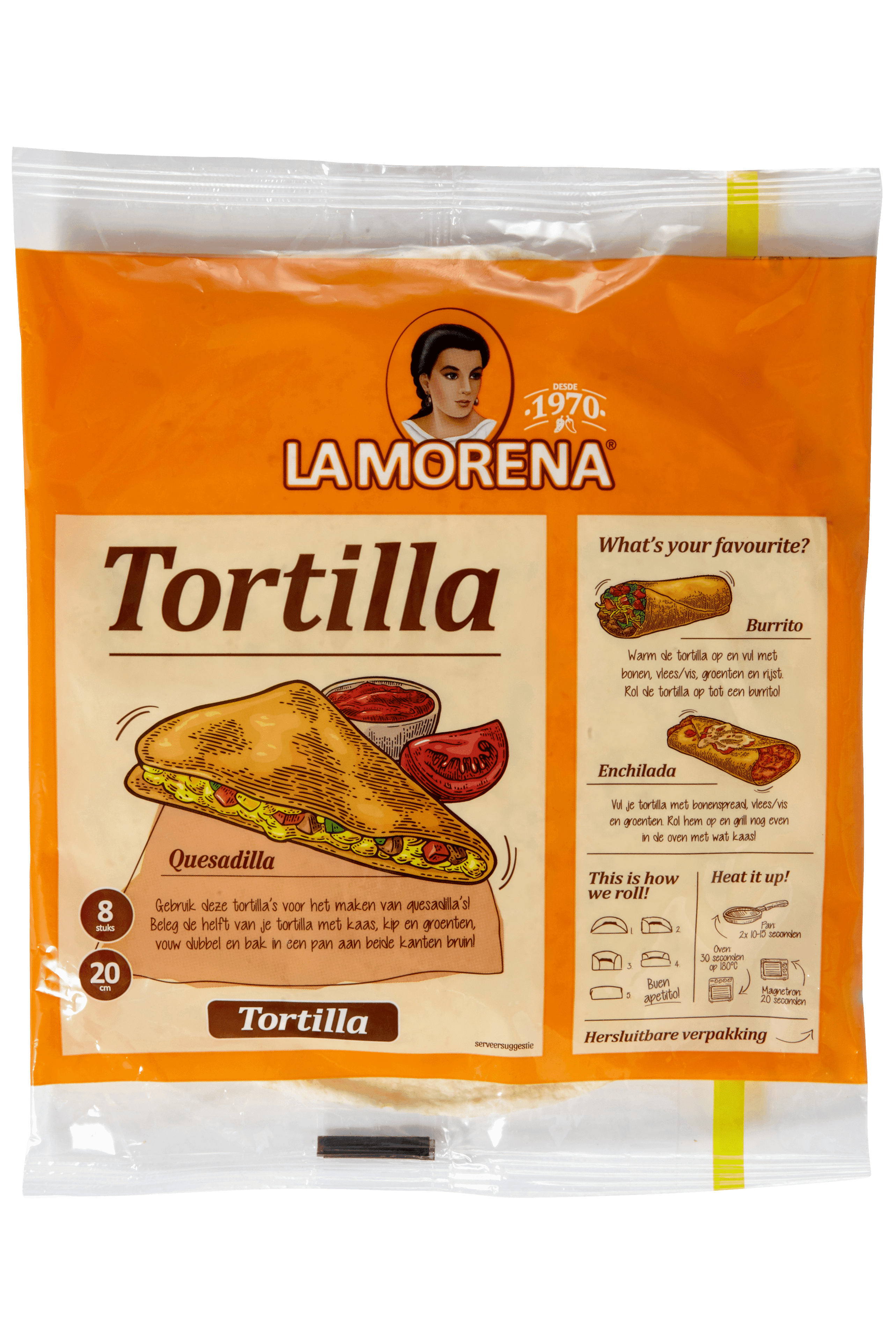 La Morena tortilla naturel