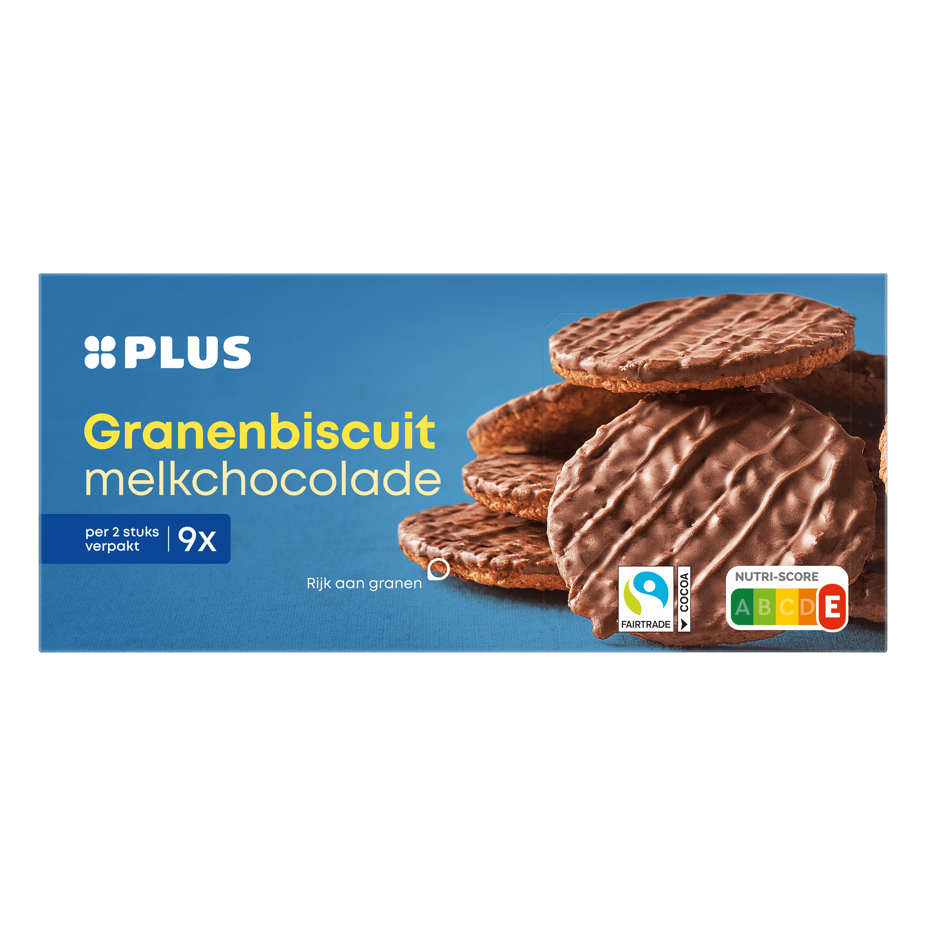 PLUS Granenbiscuit Choco