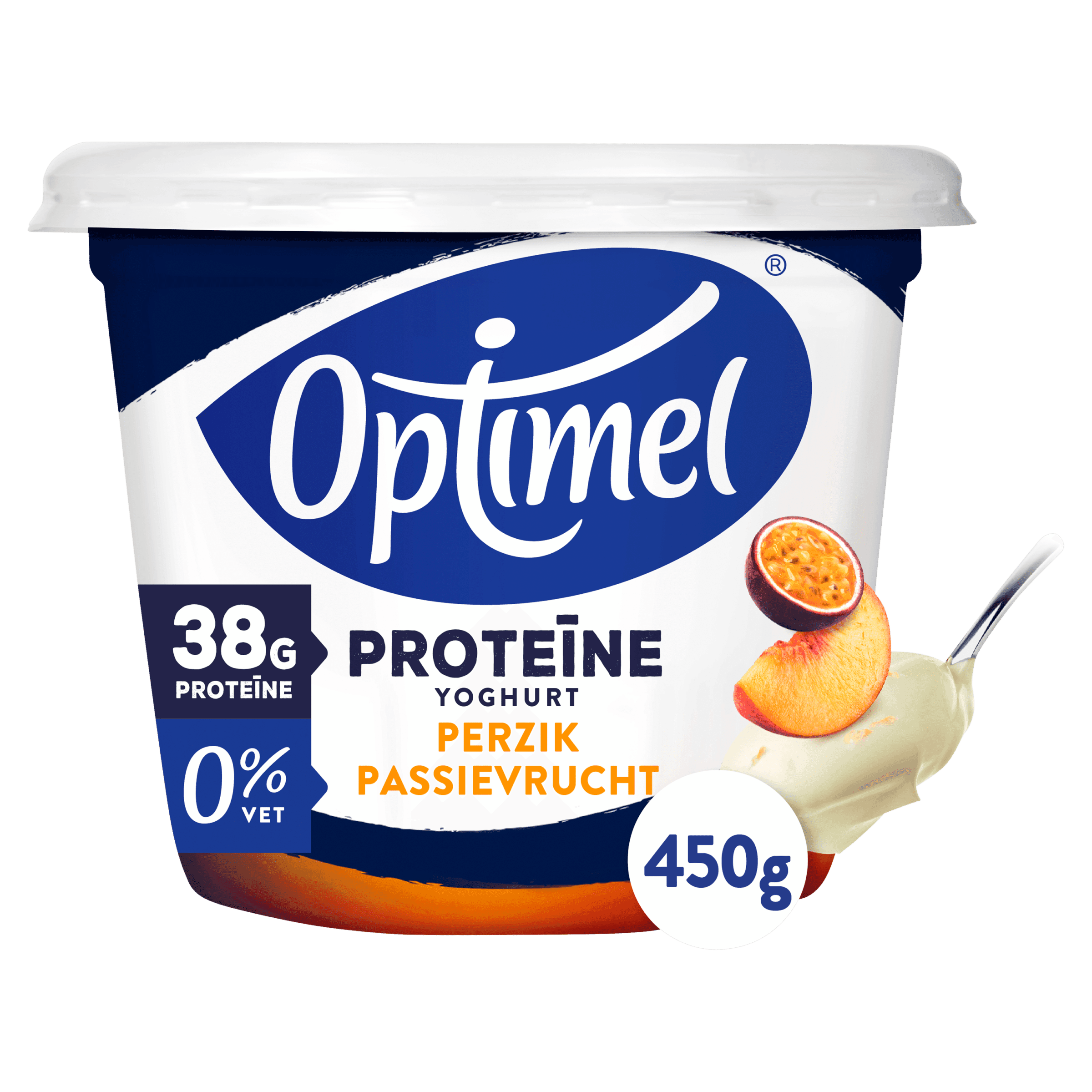 Optimel Yoghurt Proteïne Perzik