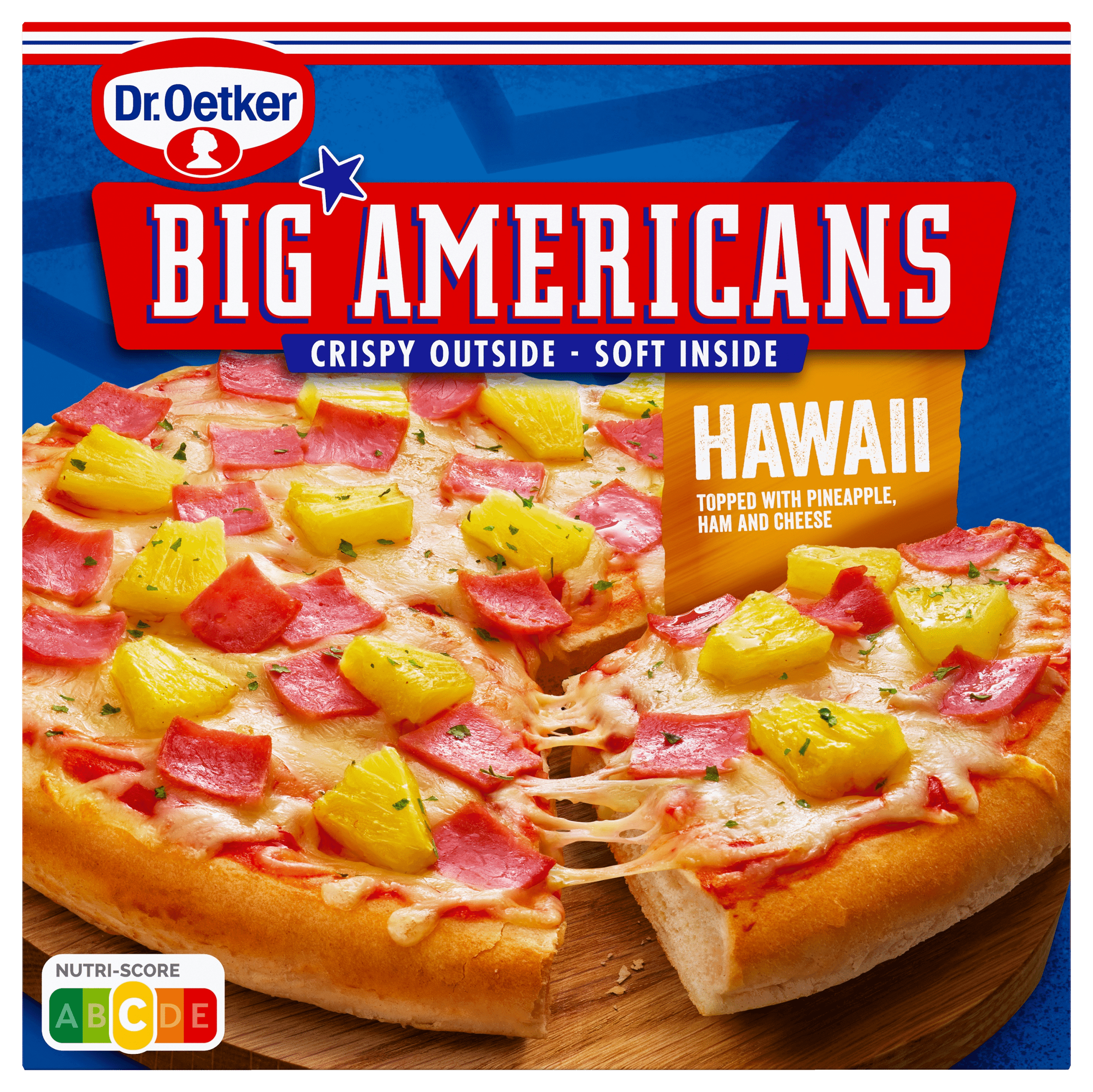 Dr. Oetker Big Americans pizza Hawaii