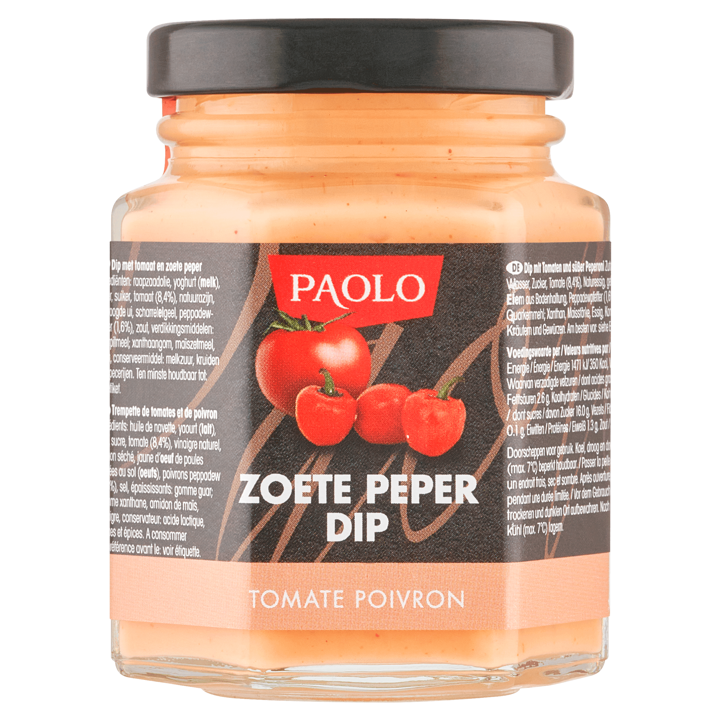 Paolo Zoete peper tomaat dip