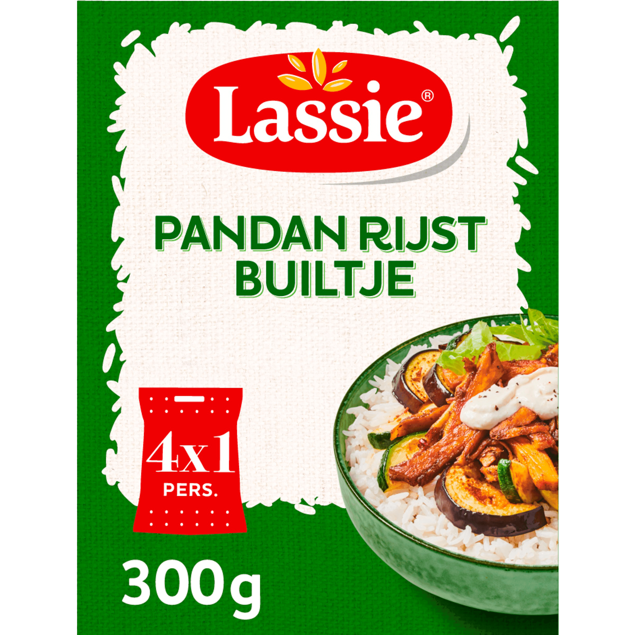 Lassie Builtjes pandanrijst 1 persoon