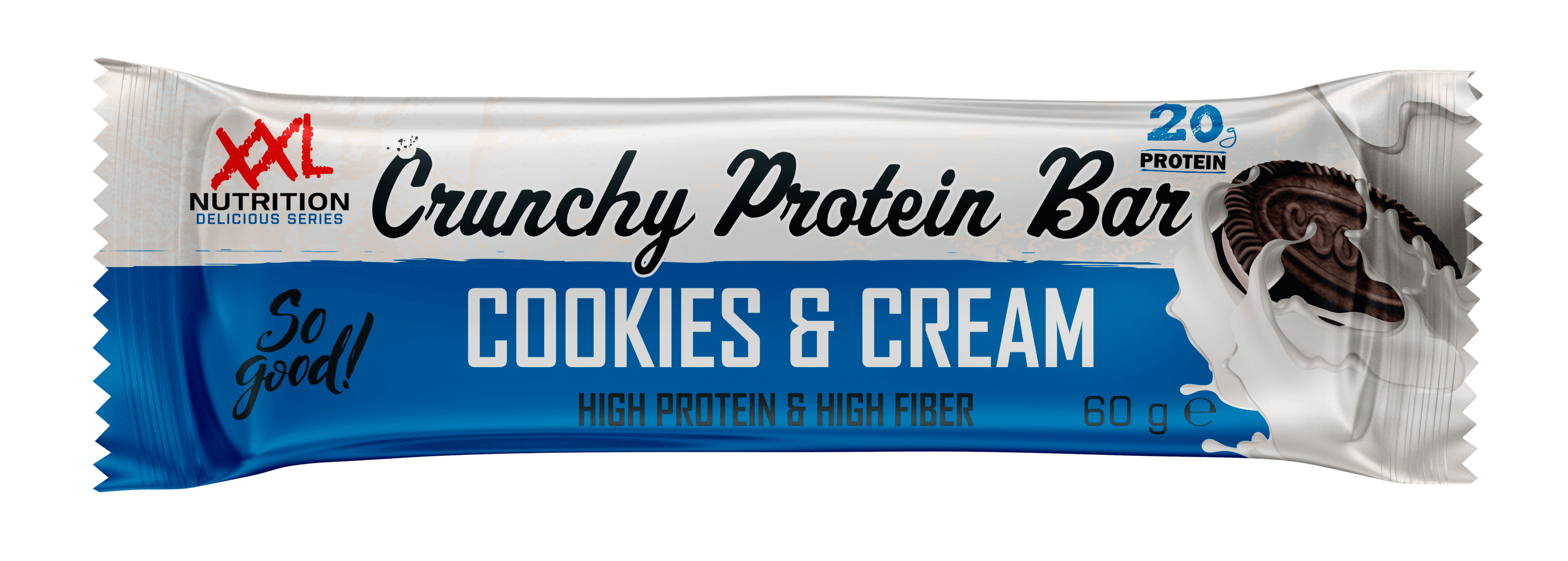 XXL Nutrition Crunchy Protein Bar Cookies & Cream
