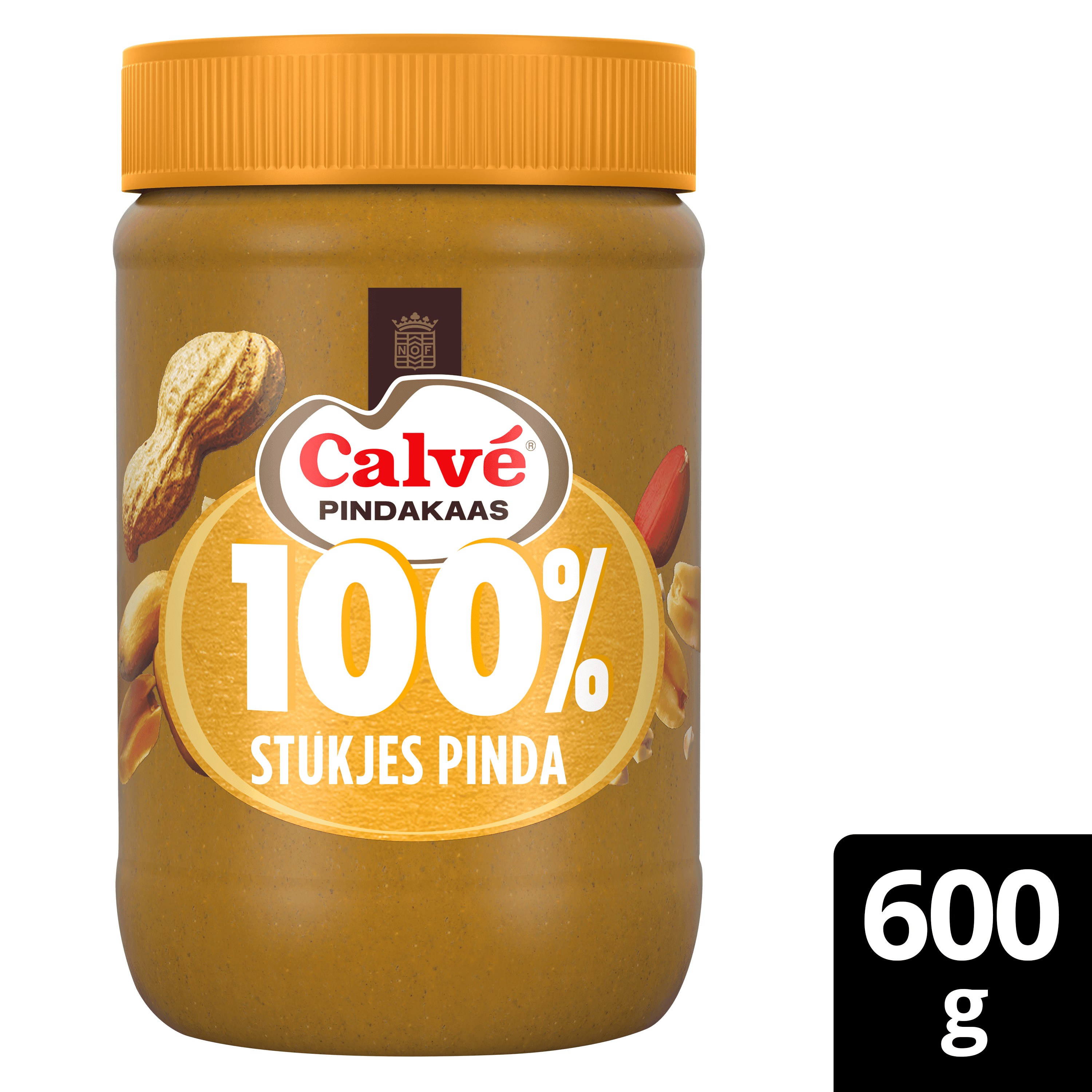 Calvé Pindakaas grof gemalen pinda's