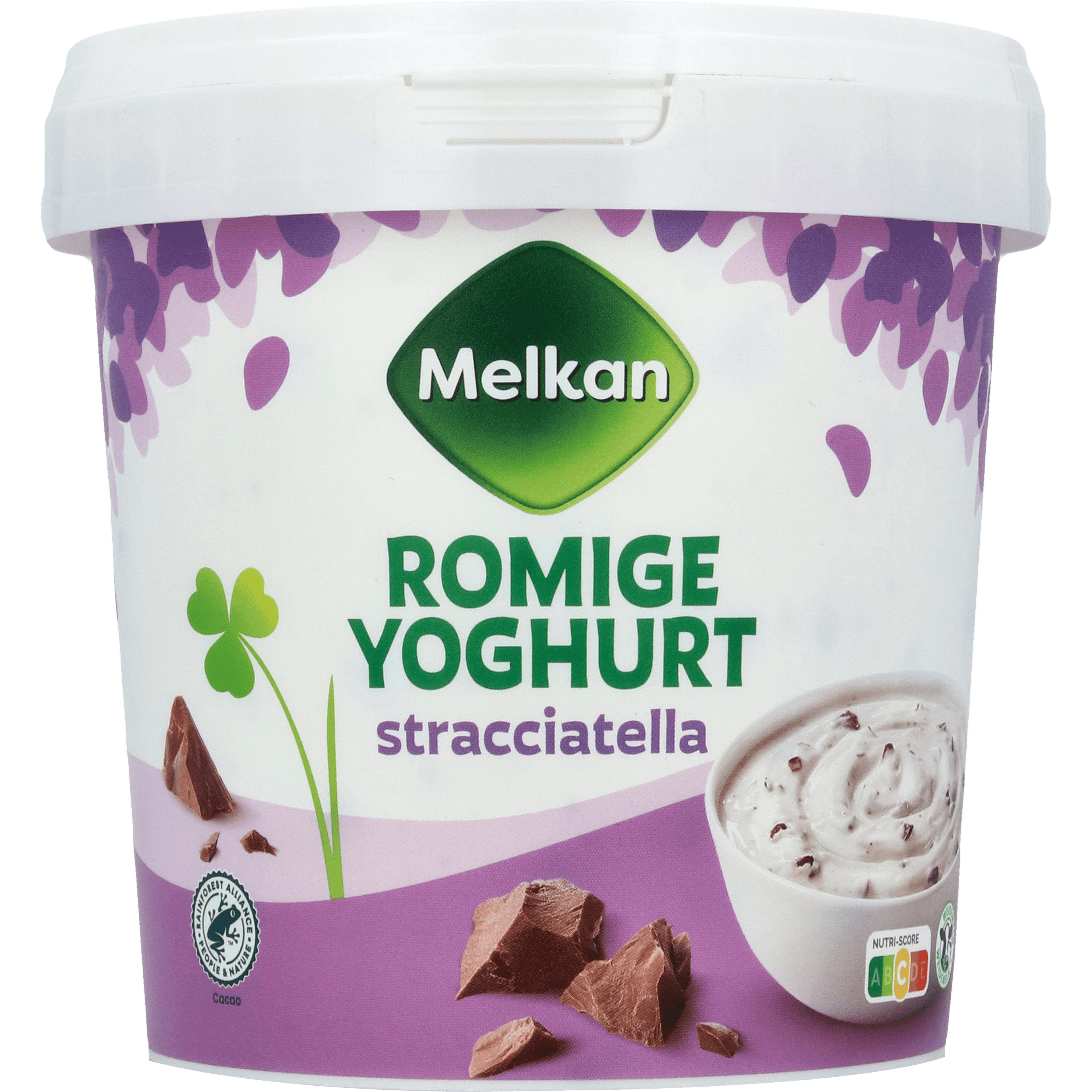 Melkan roomyoghurt stracciatella