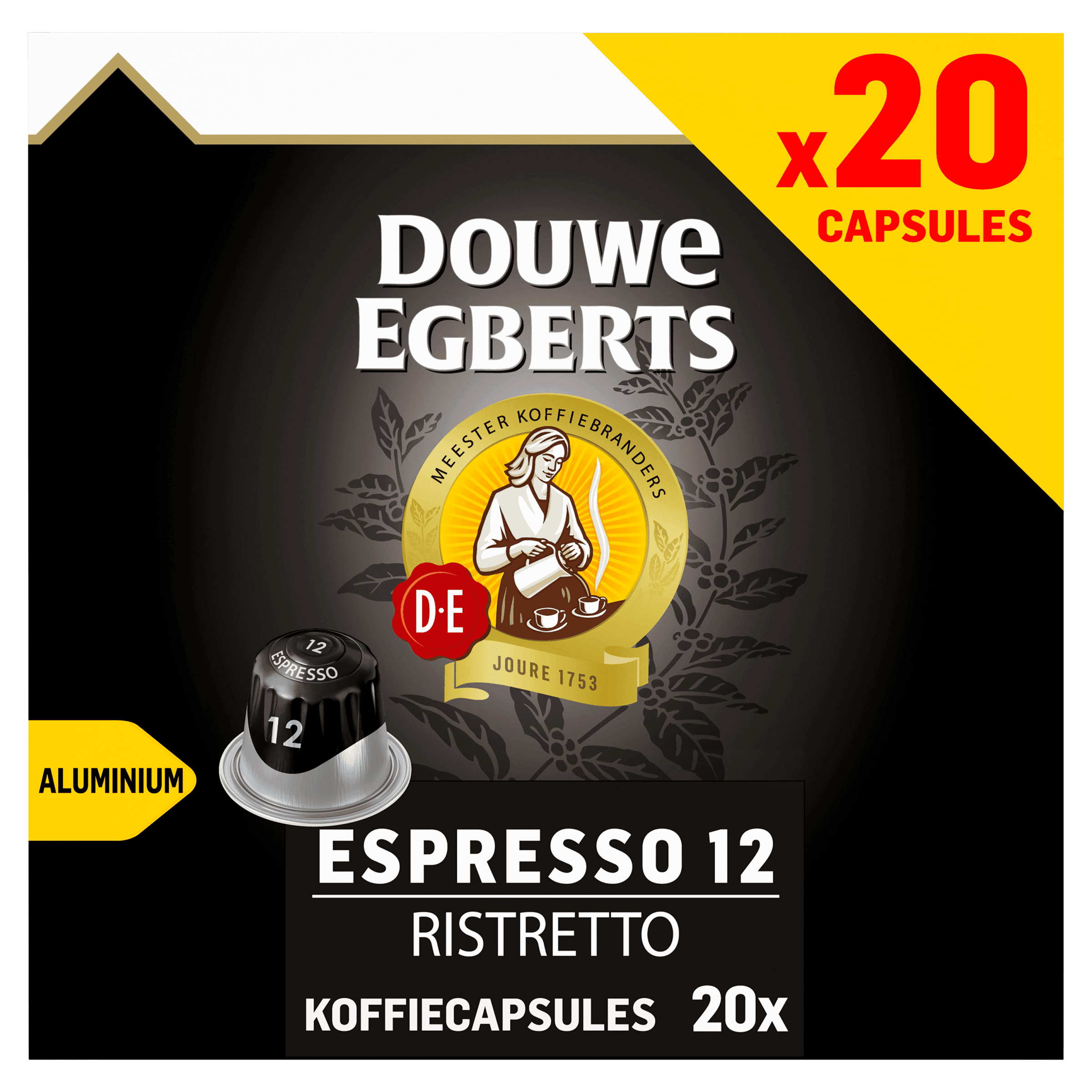 Douwe Egberts Capsules espresso 12 ristretto