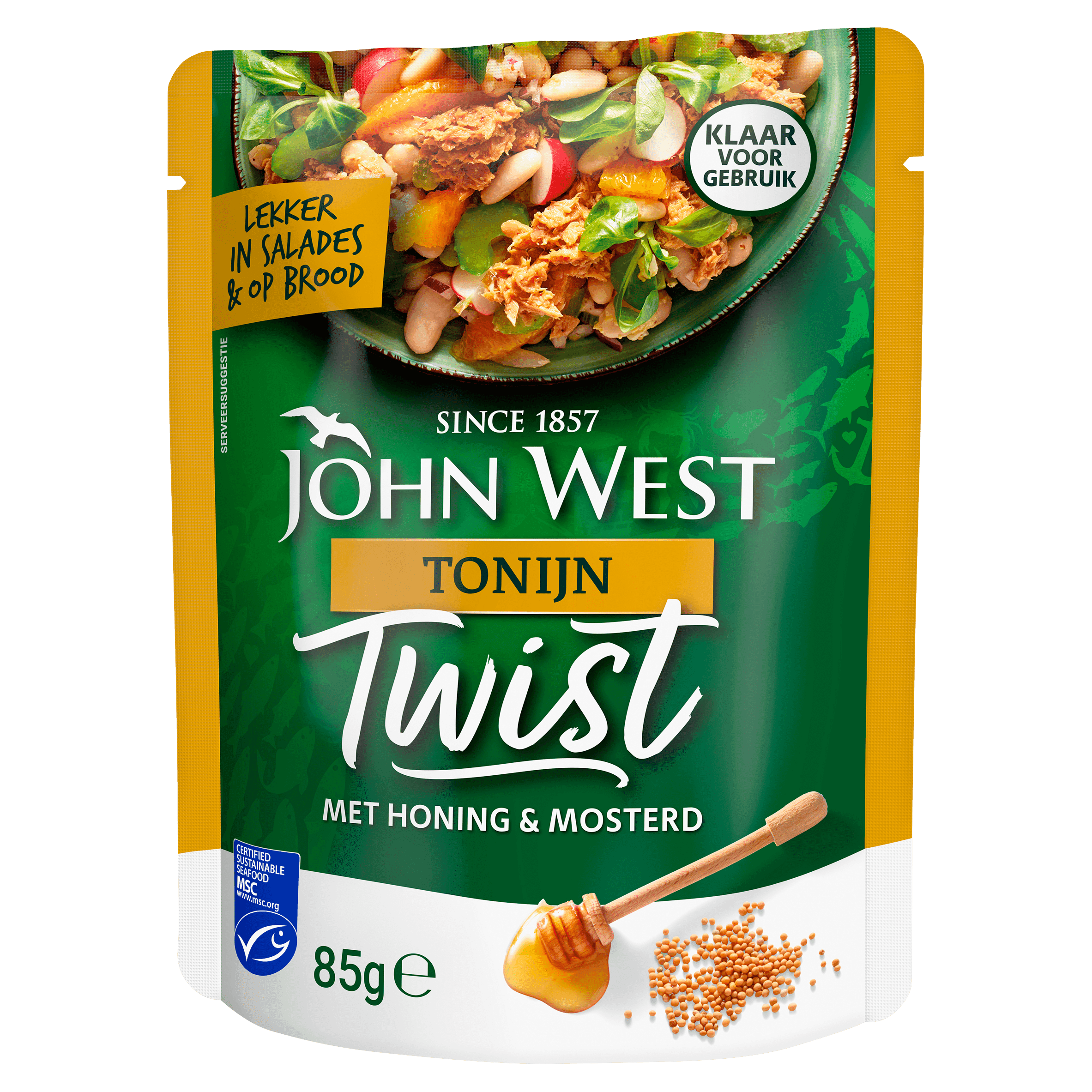 John West Tonijn Twist Honing & Mosterd