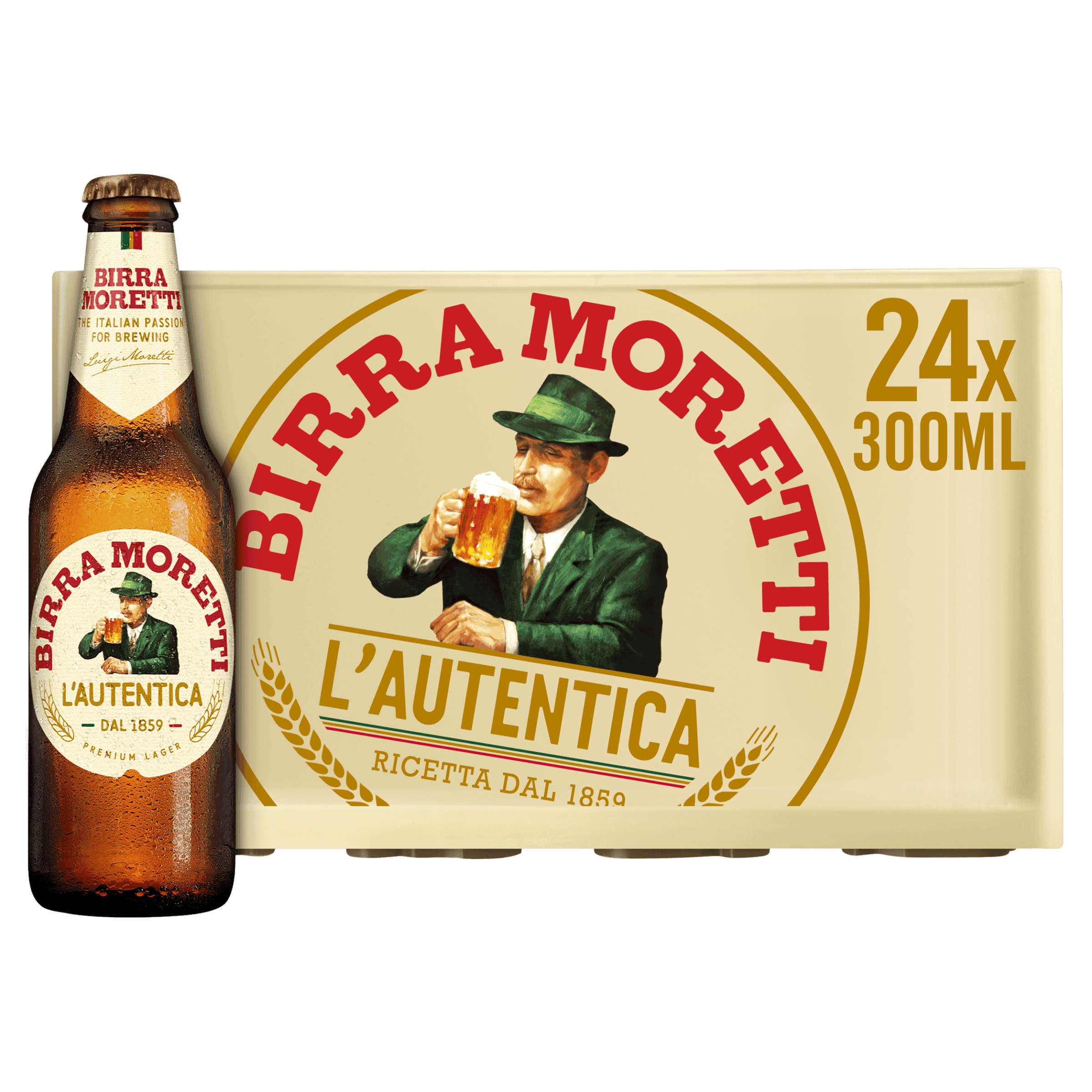 Birra Moretti L'Autentica bier fles