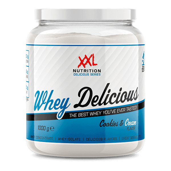 XXL Nutrition Whey delicious cookies & cream