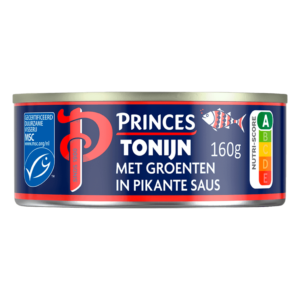 Princes Tonijnstukken met groenten MSC