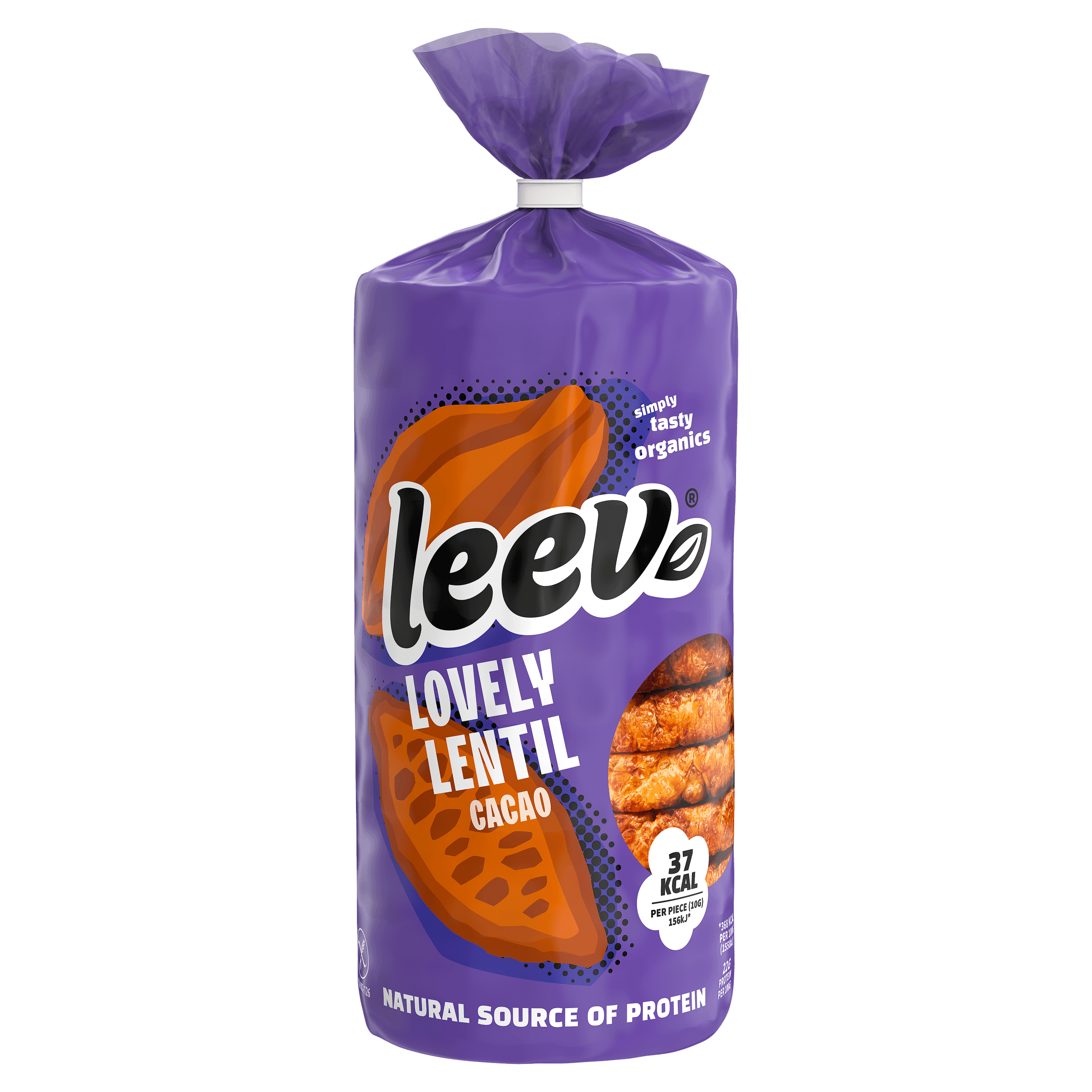 Leev Linzenwafels Cacao Bio