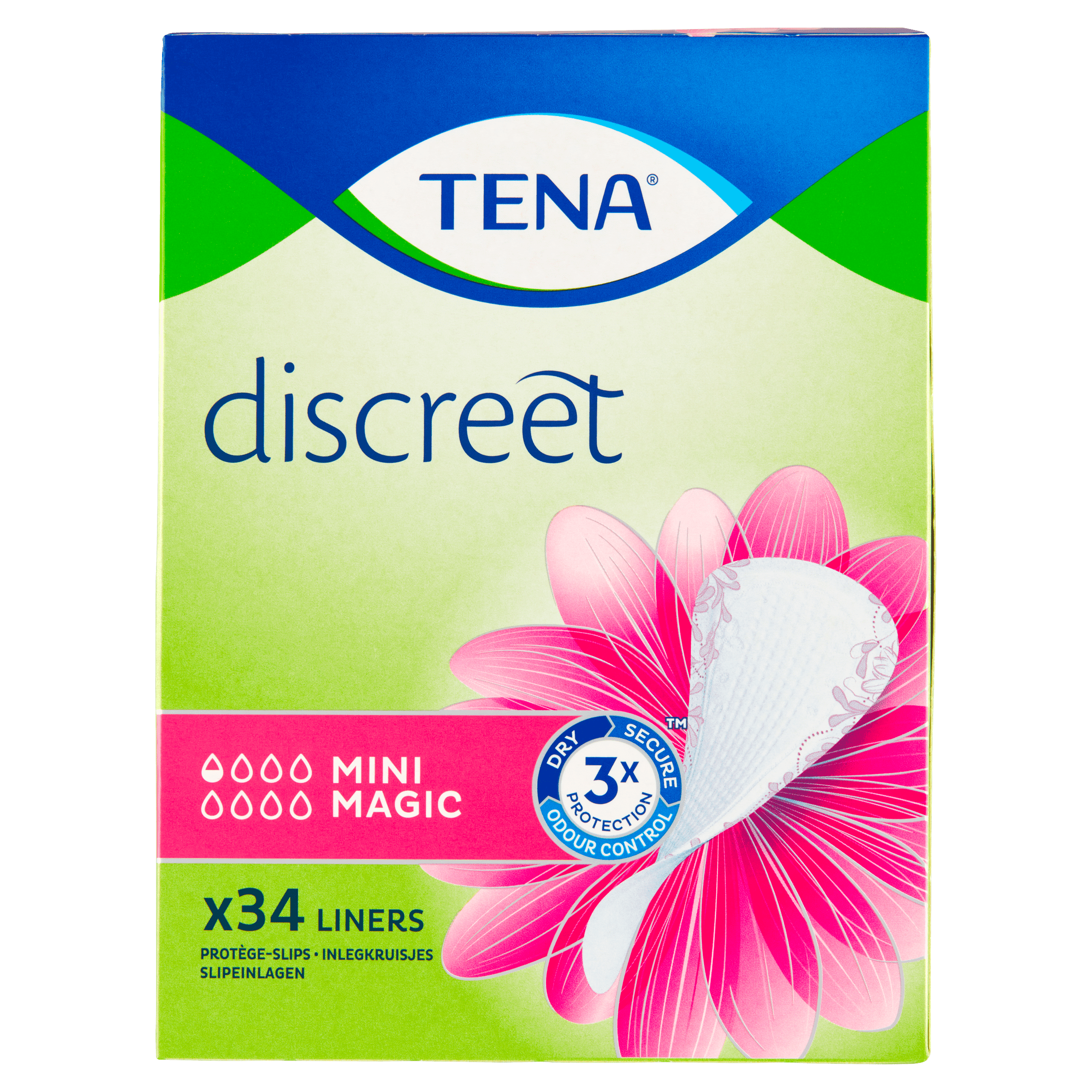 Tena Discreet Liners mini magic