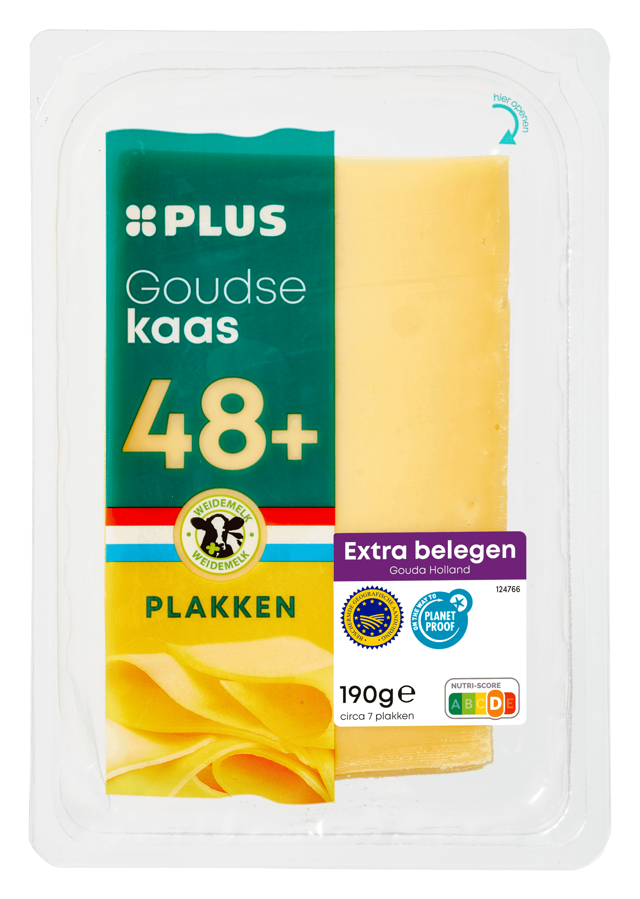 PLUS Goudse extra belegen 48+ plakken