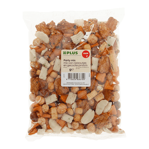 PLUS Partymix rijstzoutjes